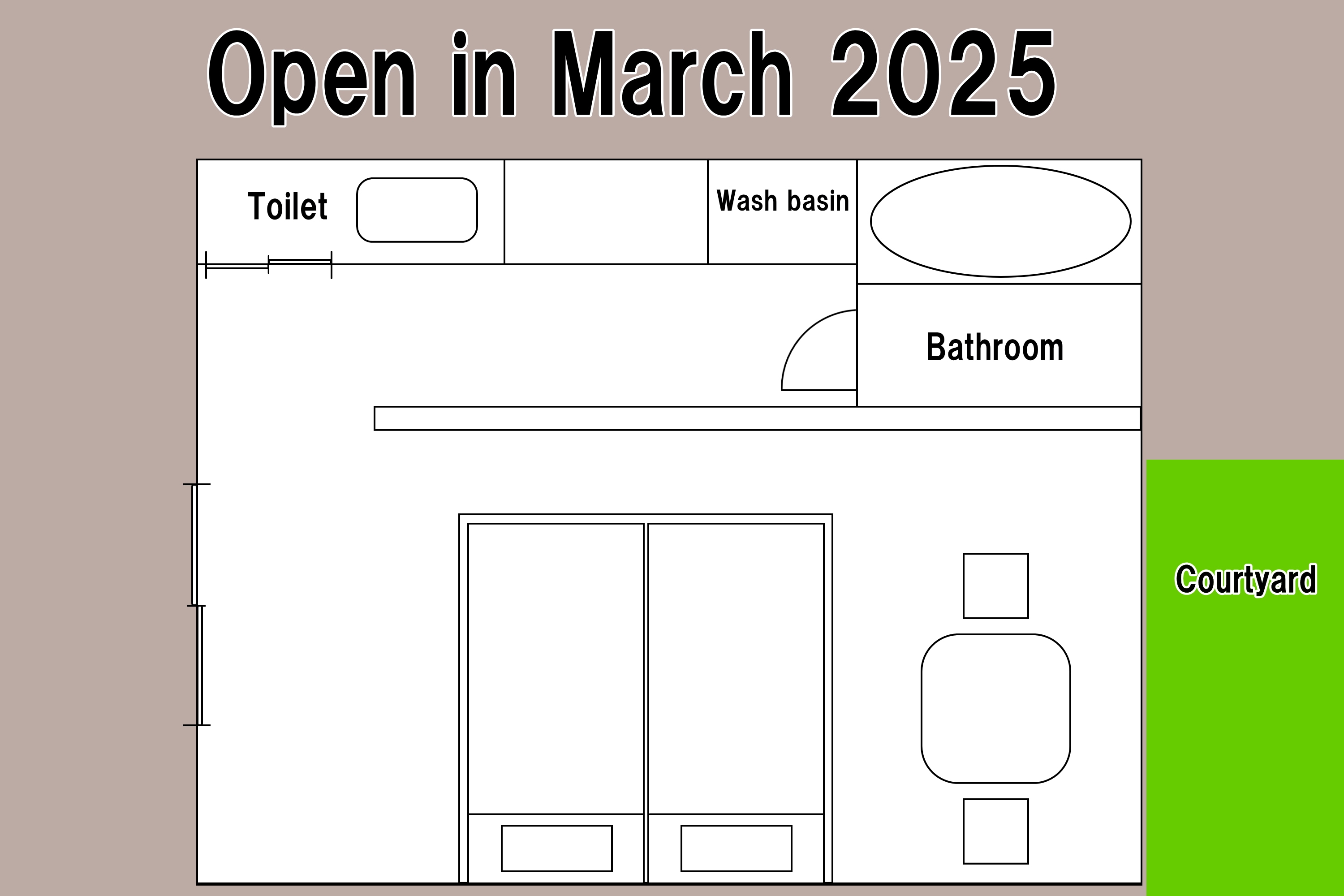 Small study floor plan
