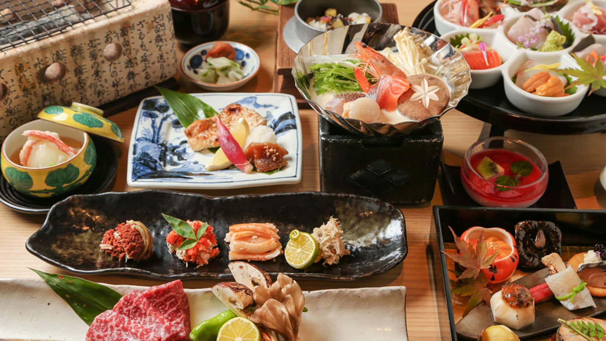 ・ Ohiraan Kaiseki: Enjoy various seasonal ingredients from the Sea of Japan and Fukui