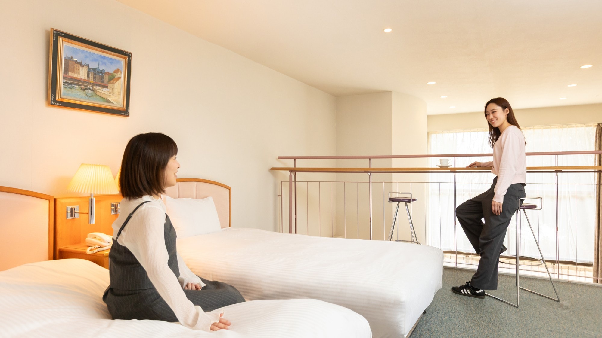 Phòng kiểu Maisonette kiểu Nhật-Tây