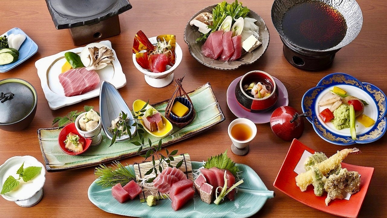 [Tuna Kaiseki Course (example)] Enjoy a variety of tuna dishes made with luxurious fresh tuna from Katsuura, Kishu.