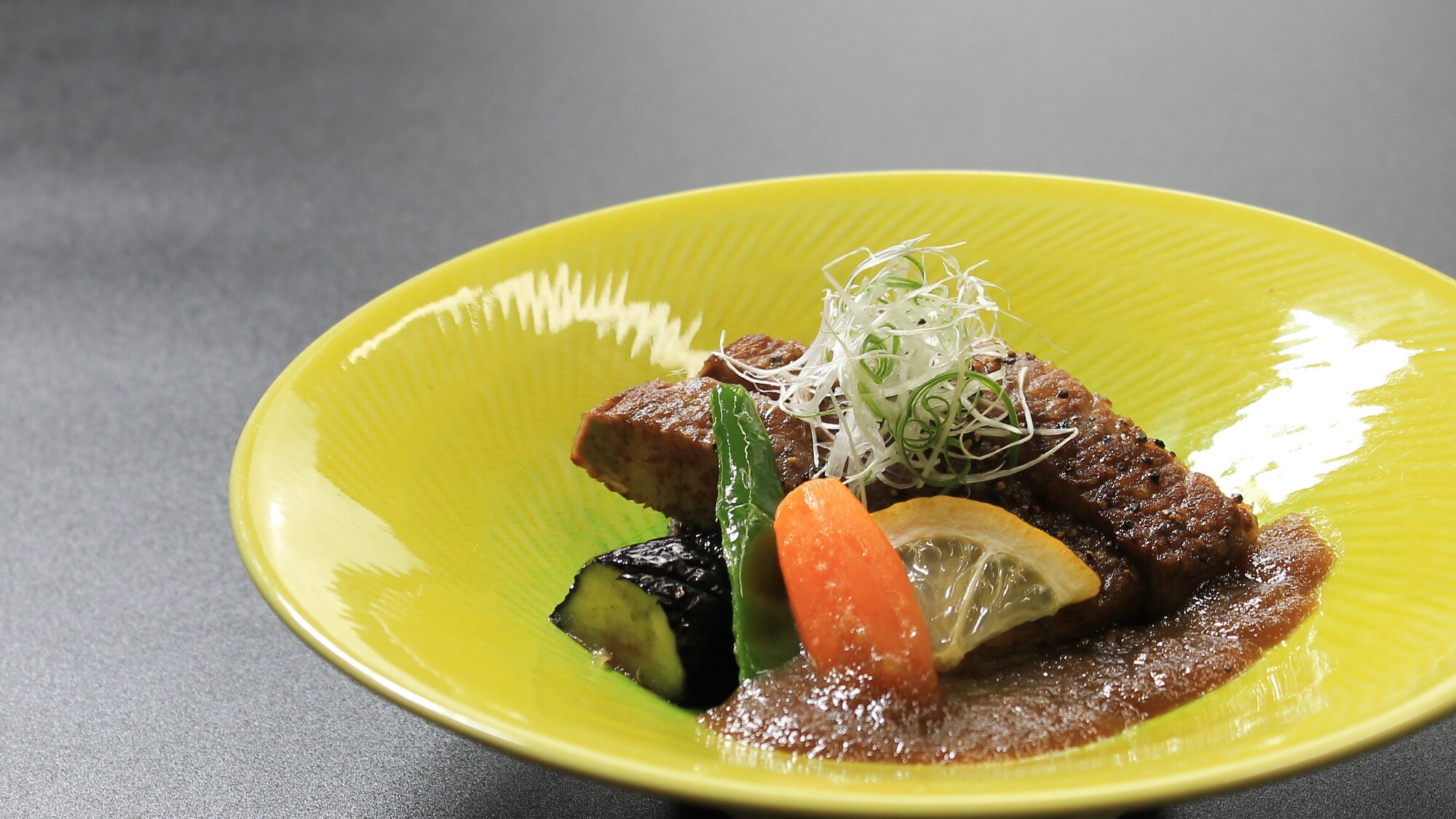 【基本懷石料理形象】黑毛牛排