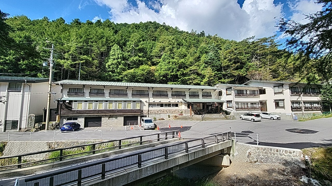 Panoramic view of the main building
