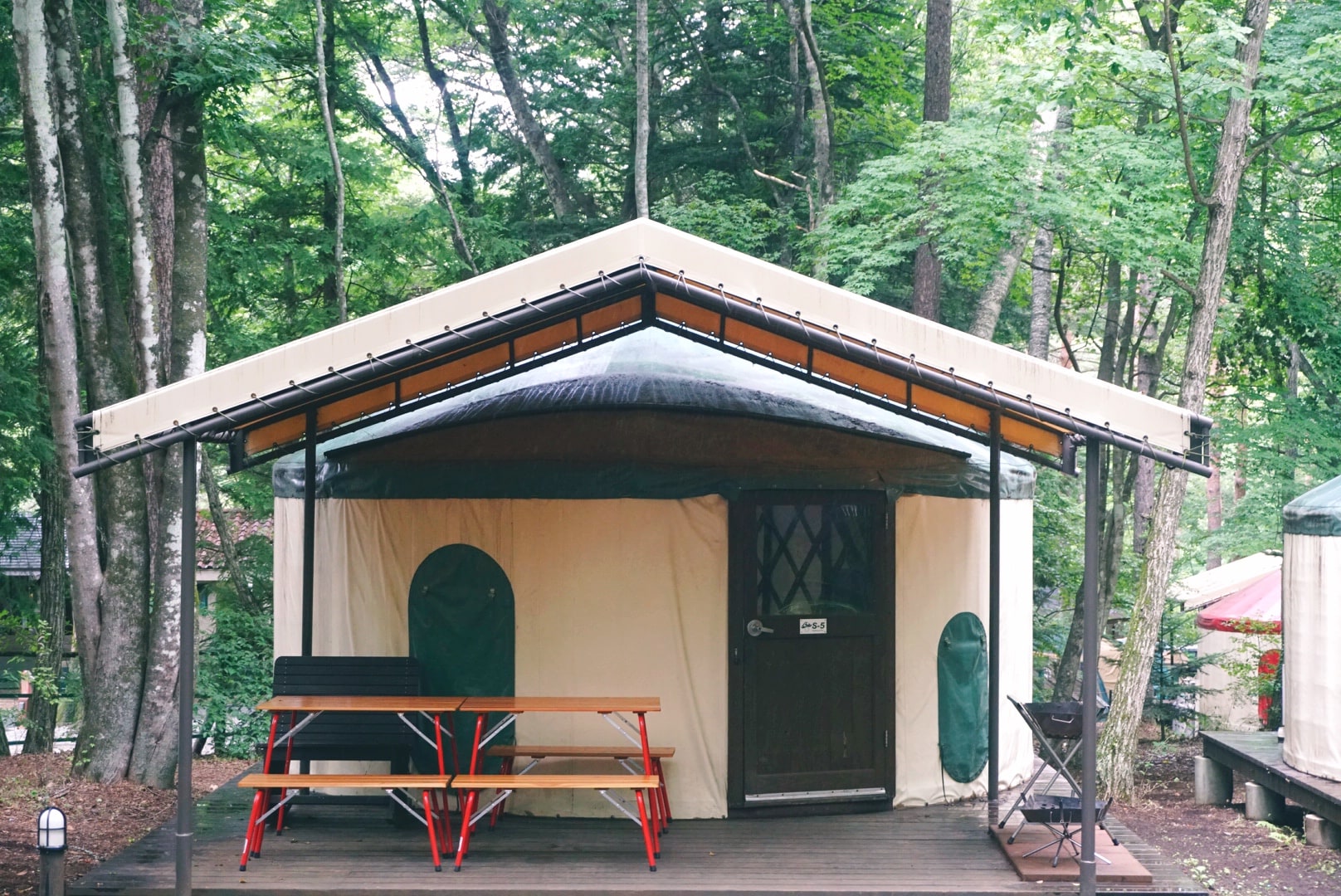 Cắm trại Rừng Yurt ① Ngoại thất