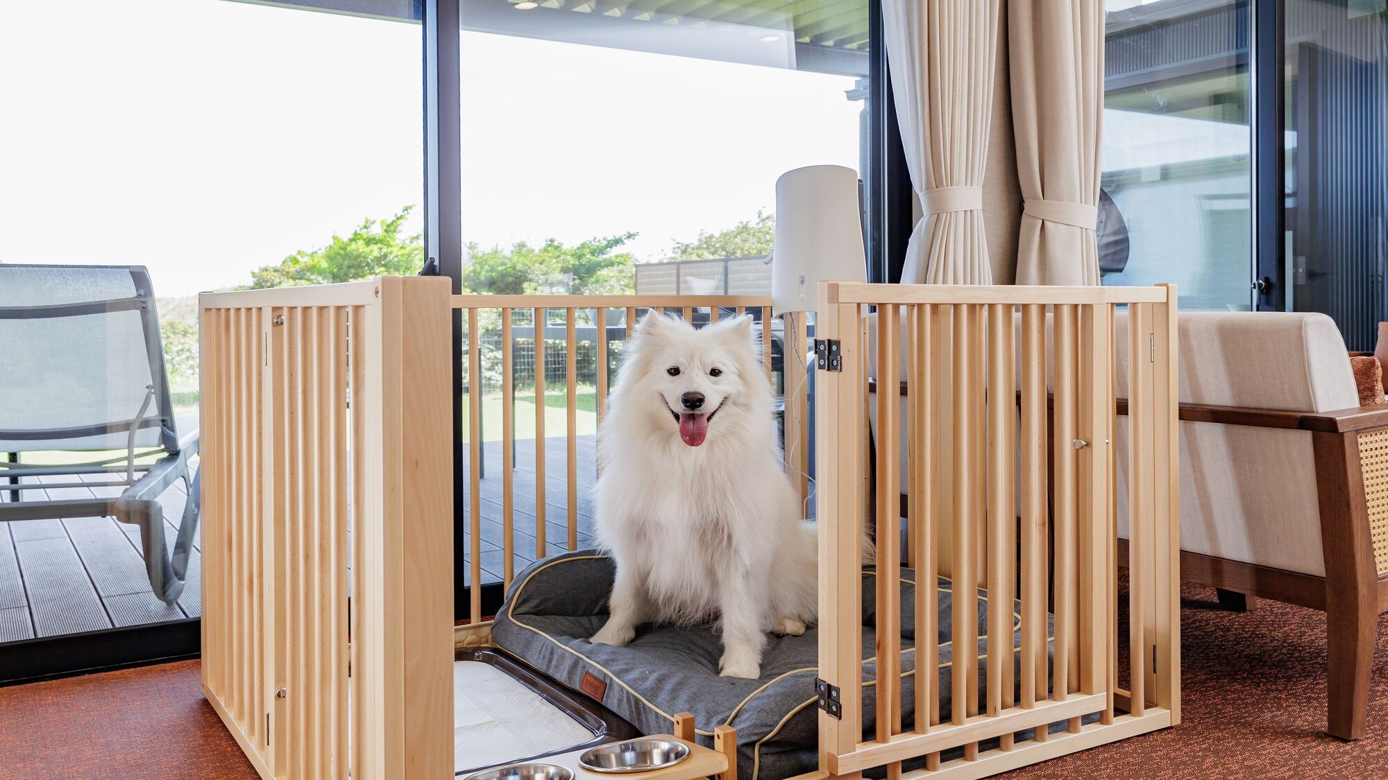 可携带宠物入住的别墅（带桑拿浴室）（带浴缸）