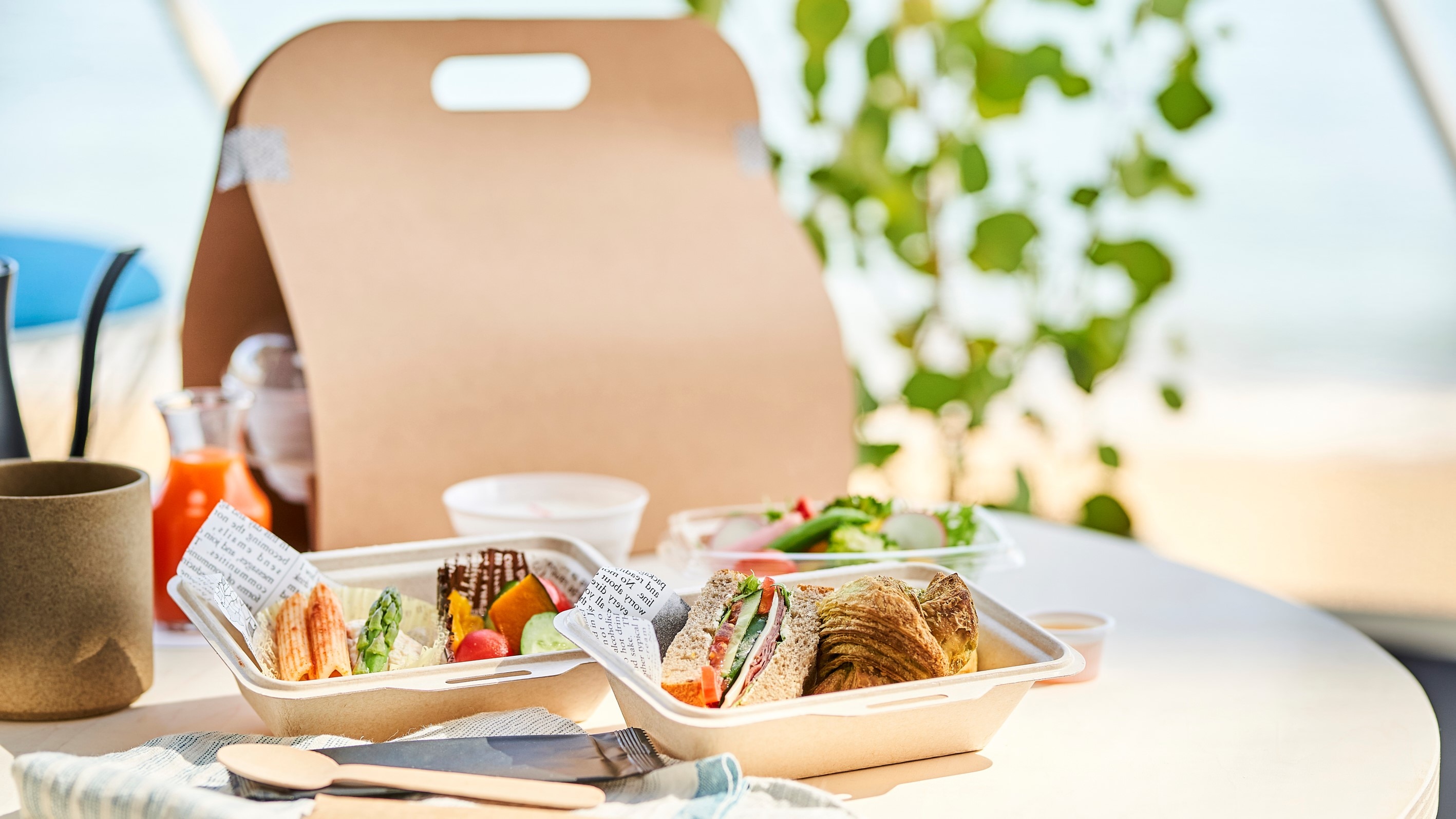 KOTAK sarapan Glamping
