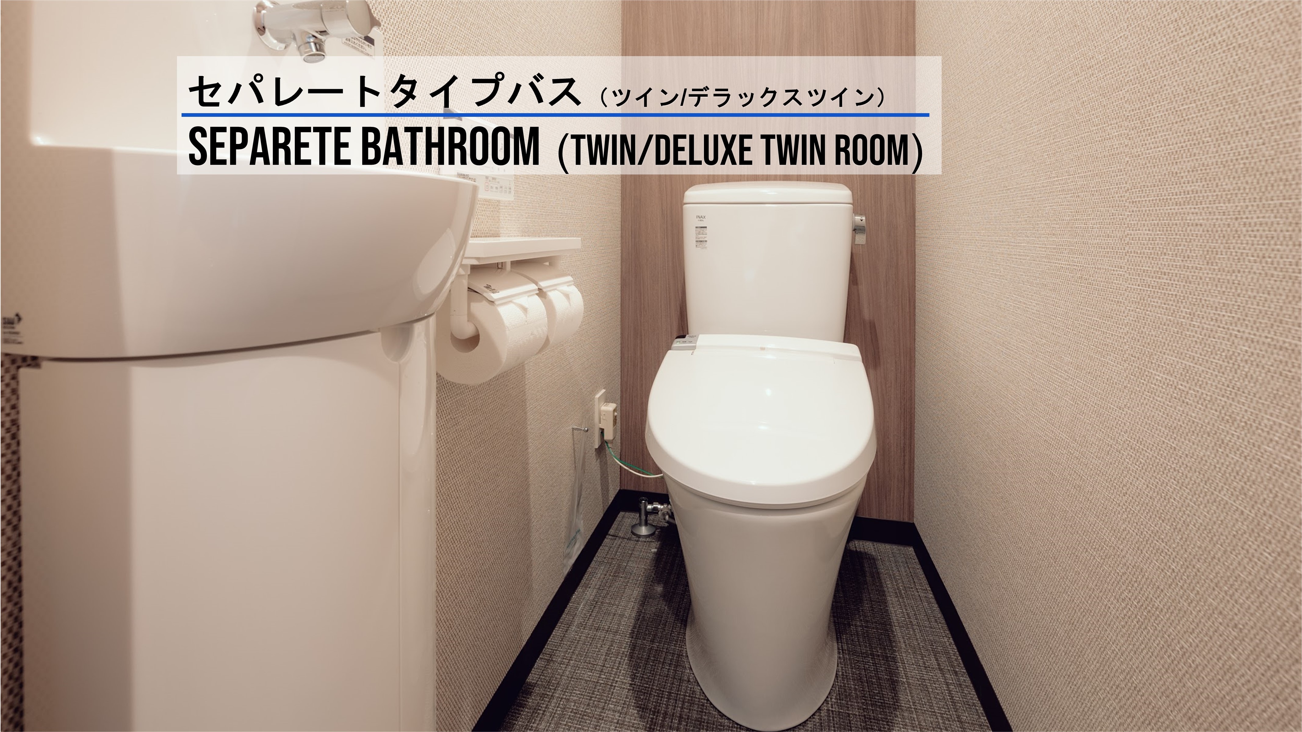 Separate type bath (twin/deluxe twin room)