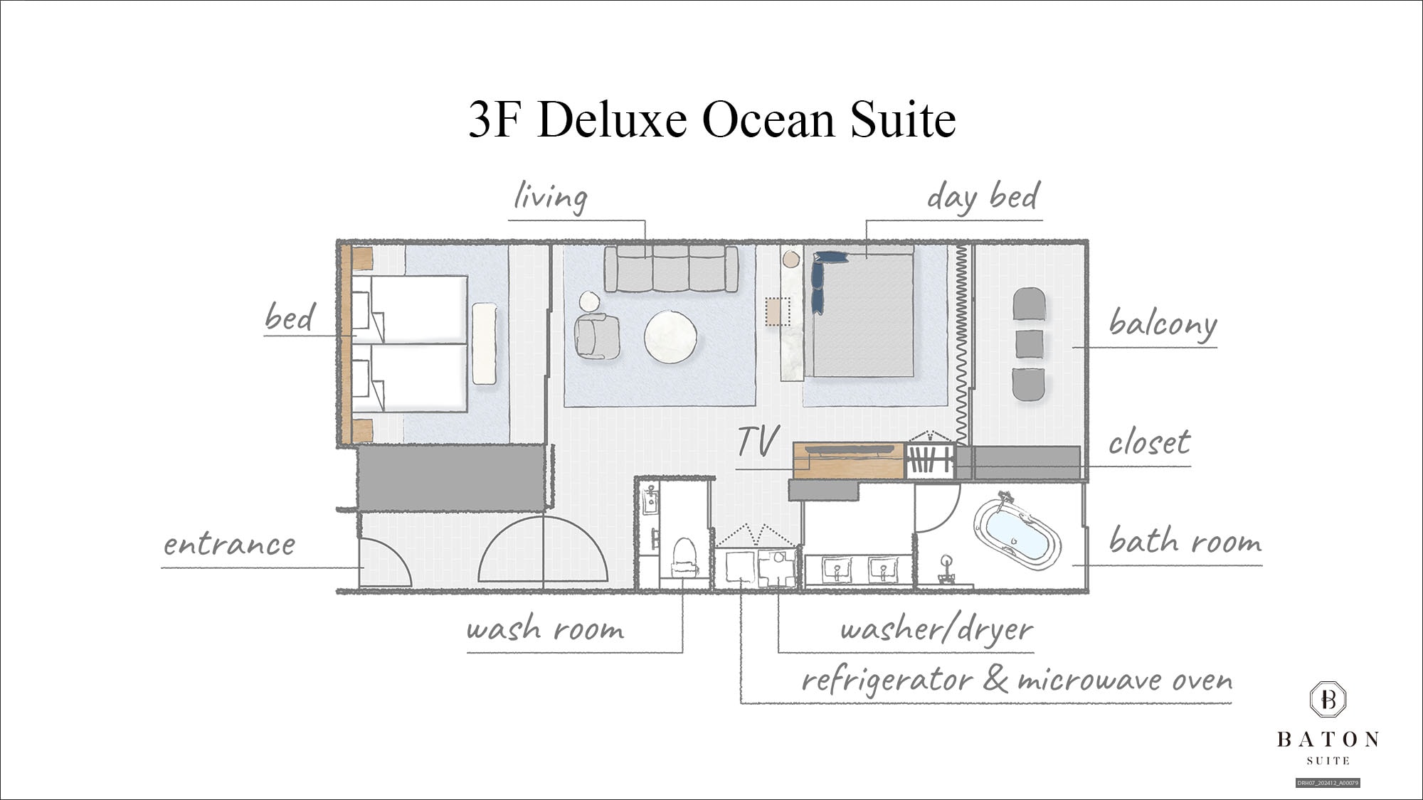 Deluxe Ocean Suite (Layout)