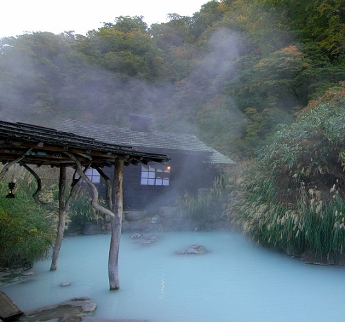 Tsurunoyu mixed bathing open-air bath