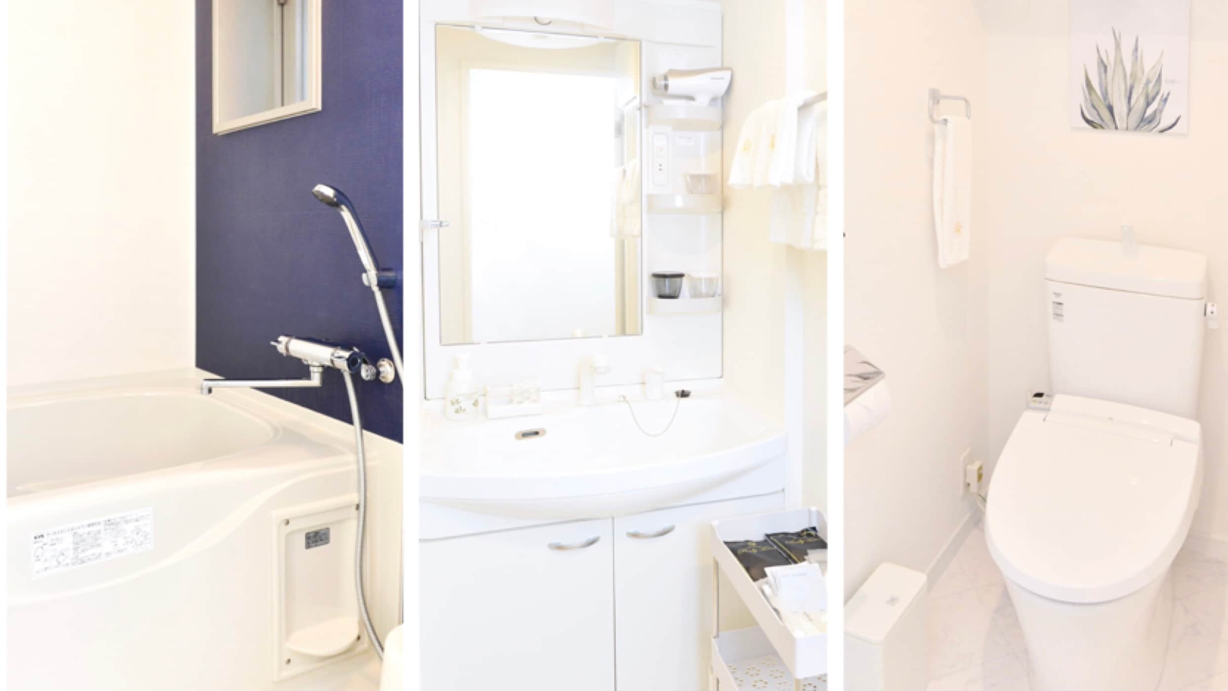 ANNEX | Separate bathroom and toilet, with washroom and changing room♪