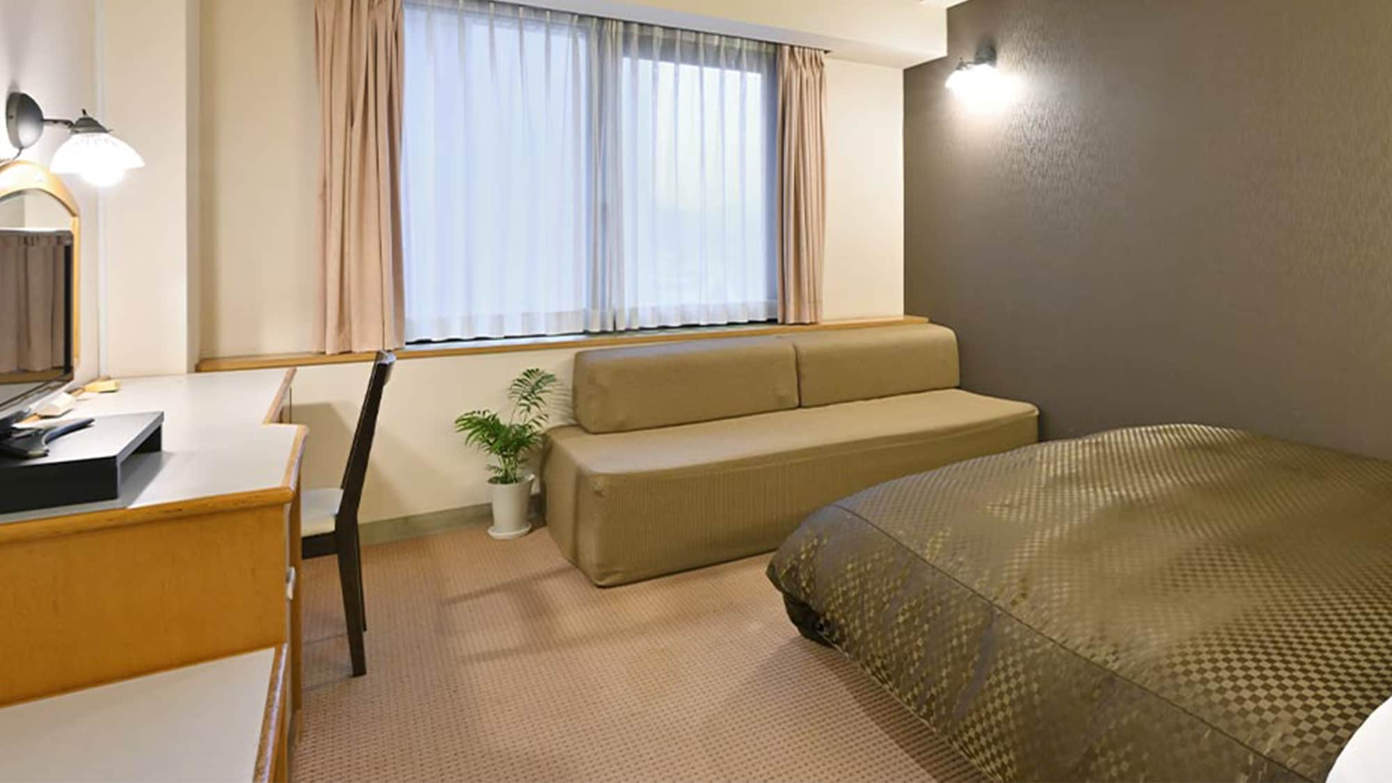 [Double room] Can be used in various scenes such as traveling with friends and family.