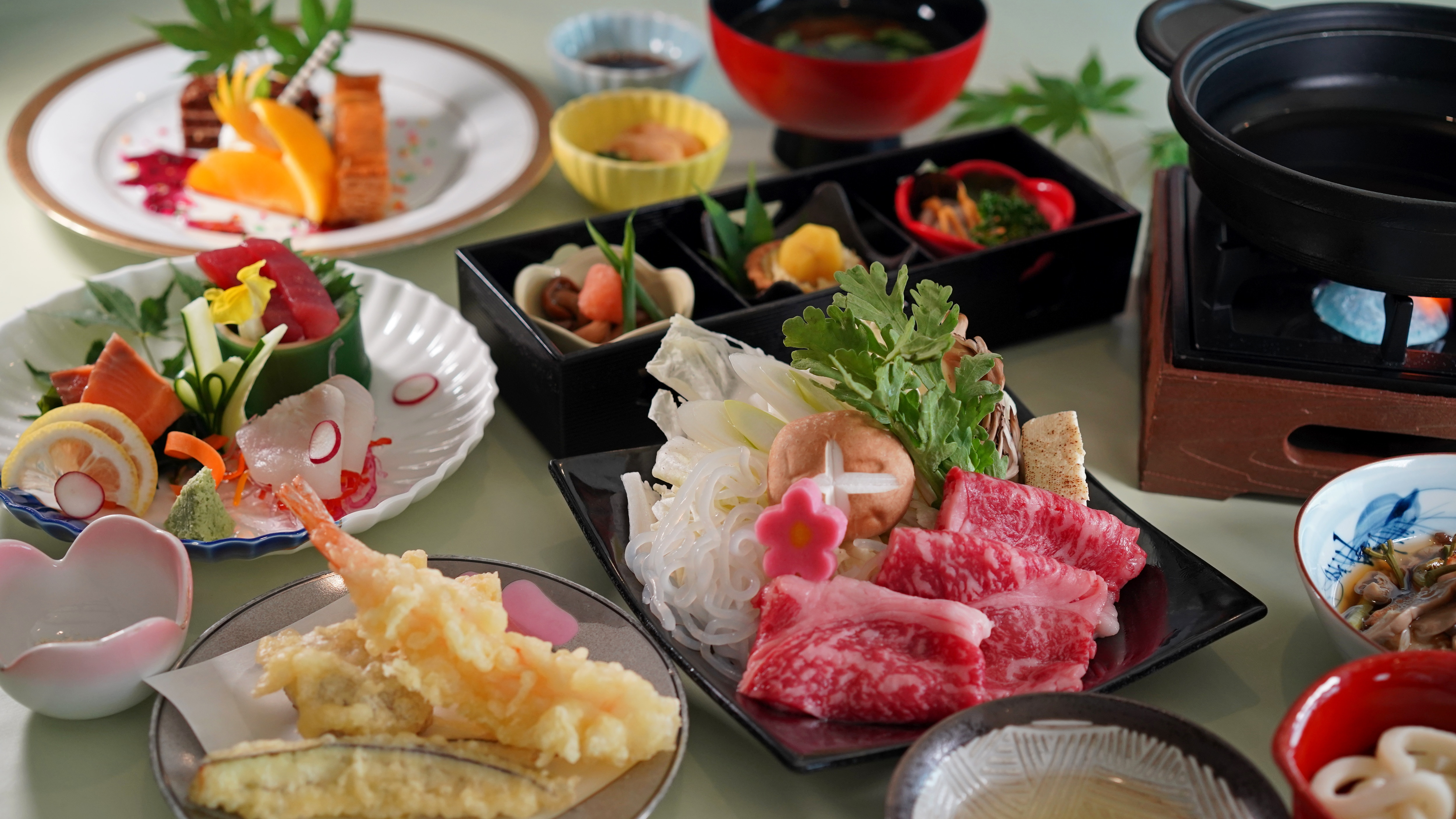 "Japanese-style Kaiseki Gozen" Enjoy fresh and colorful local ingredients