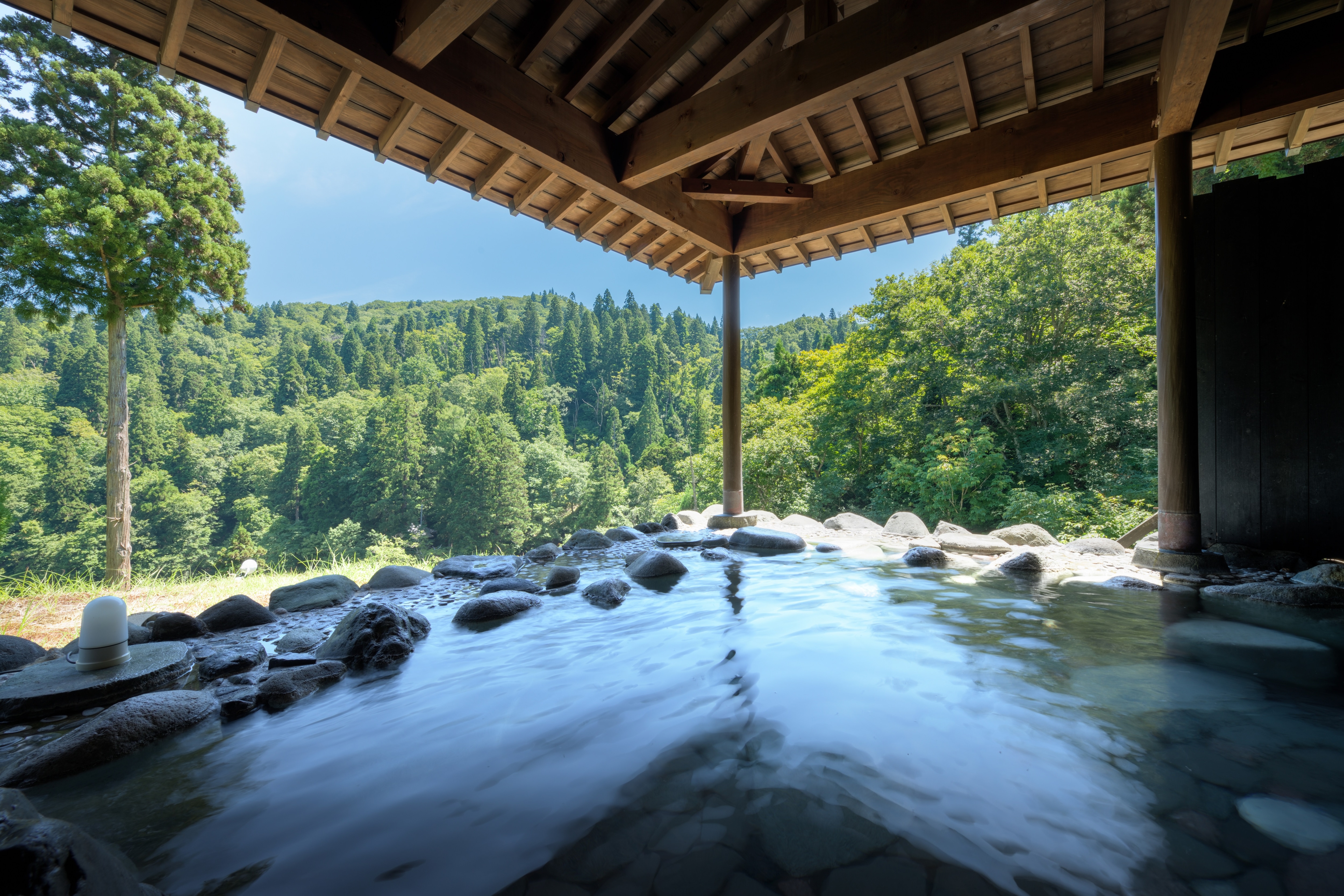 Early summer public bath