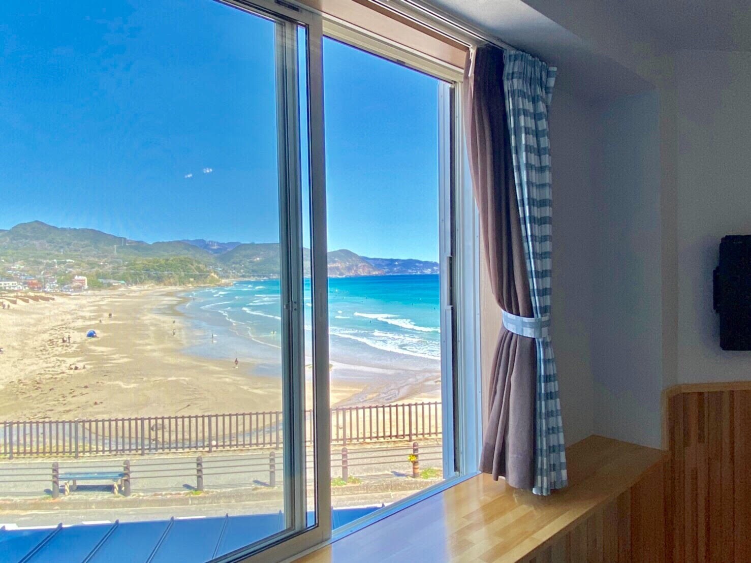 The sea as seen from Room B