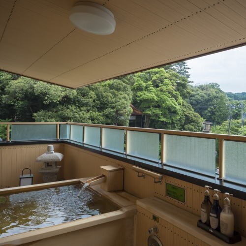 Ancient purple cypress bath