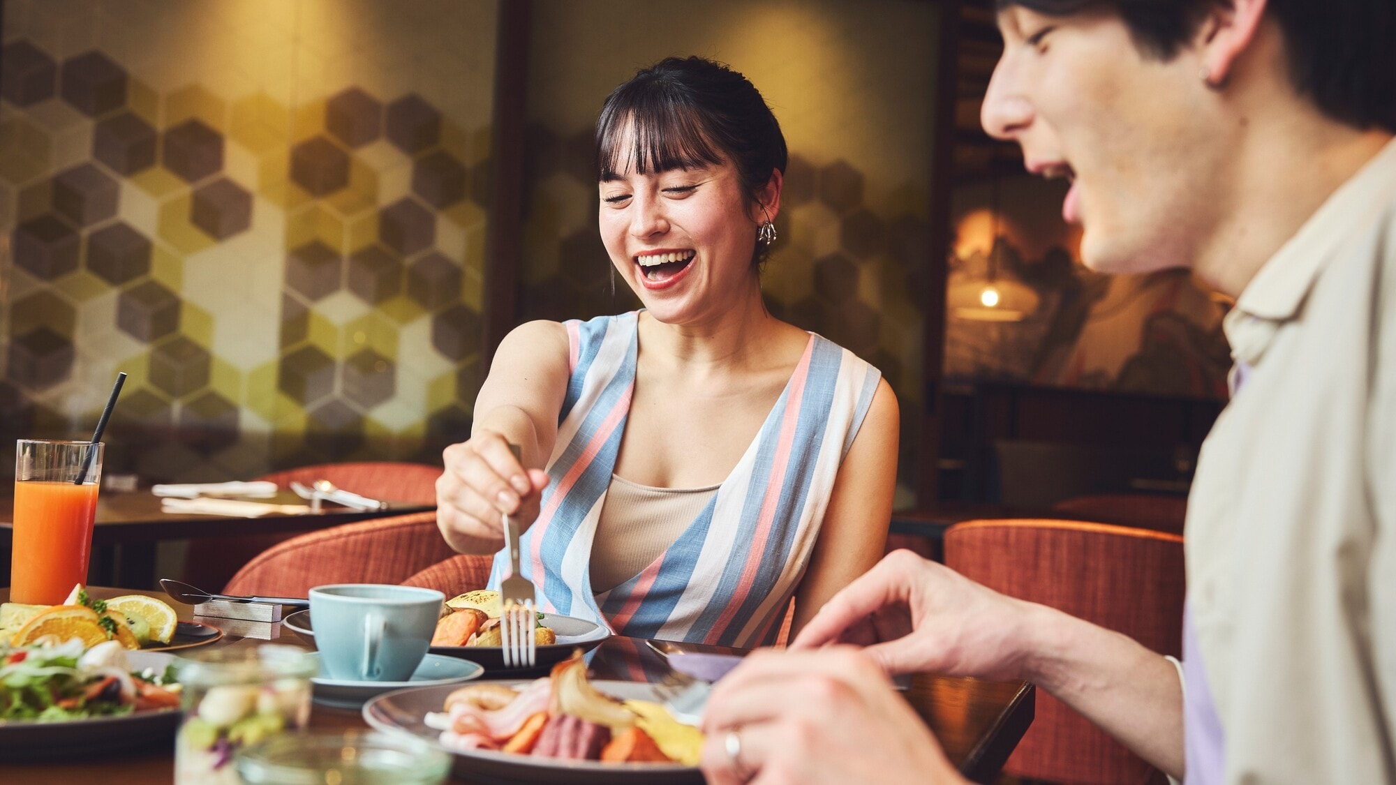 Image of full breakfast buffet