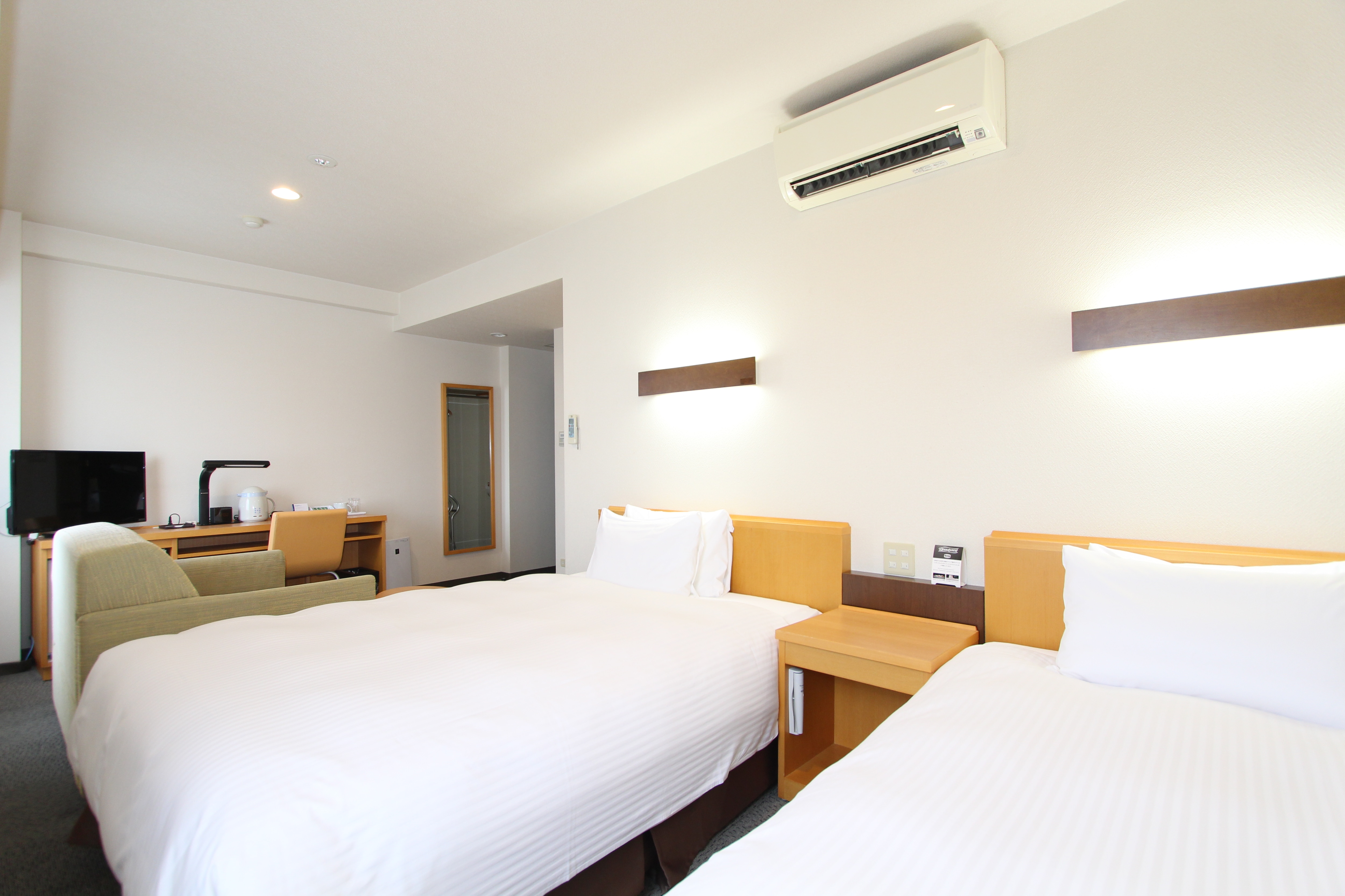 Twin room (26.8㎡) recommended for families and couples