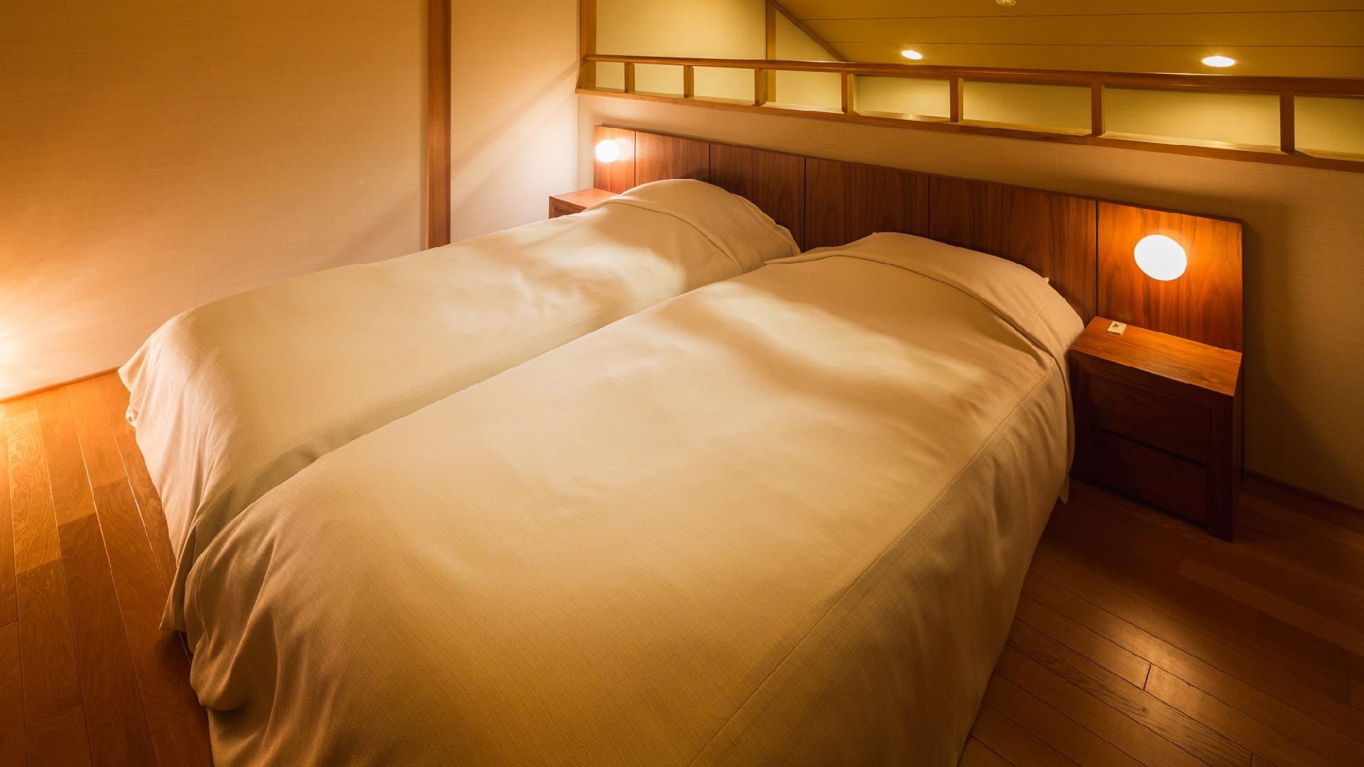 [Kamar Jepang dan Barat] Kamar tidur di lantai 2 memiliki luas 9,72 meter persegi.