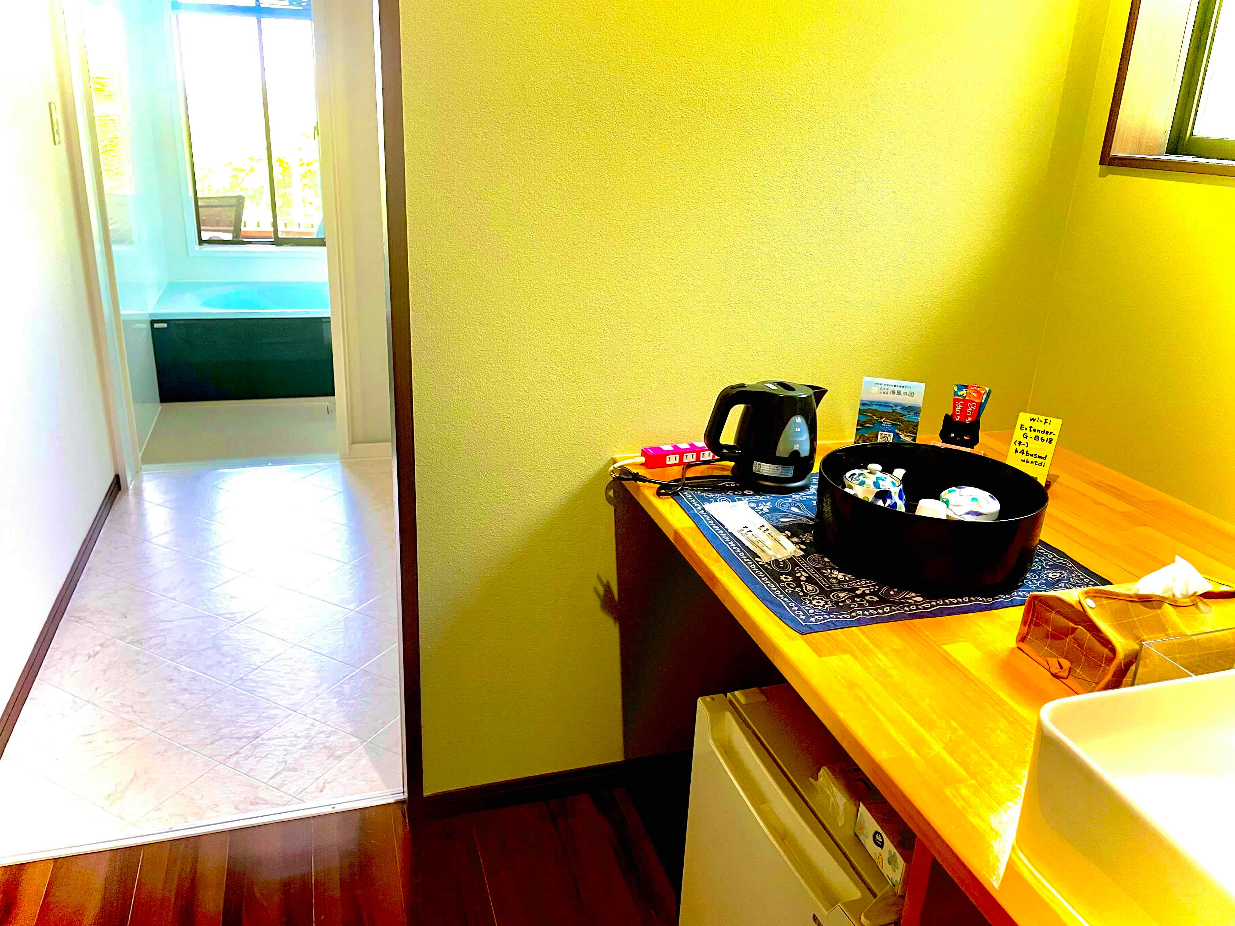 Bathroom in the first floor room