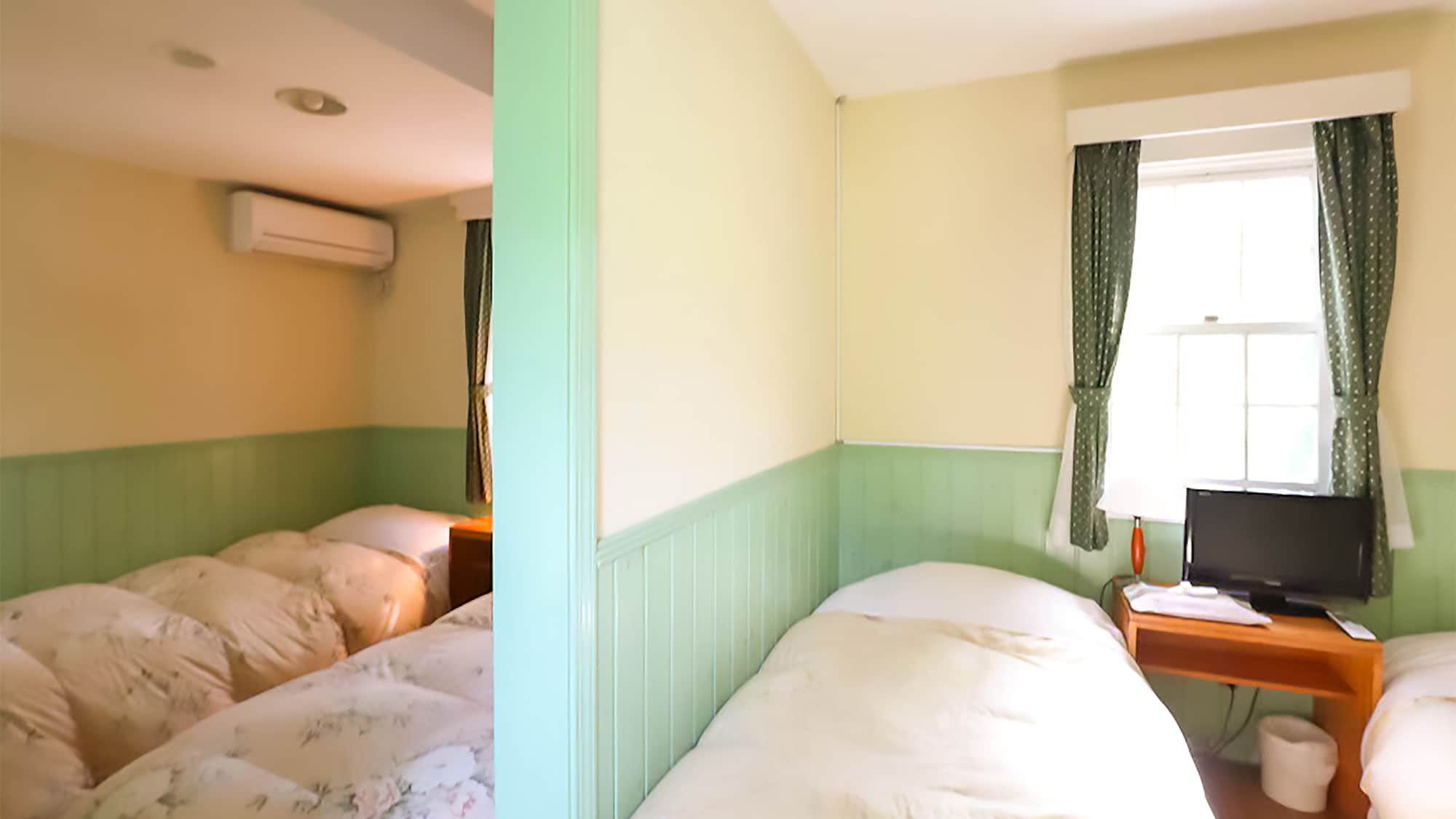・[Connected Room] Two twin rooms are connected to provide two beds each