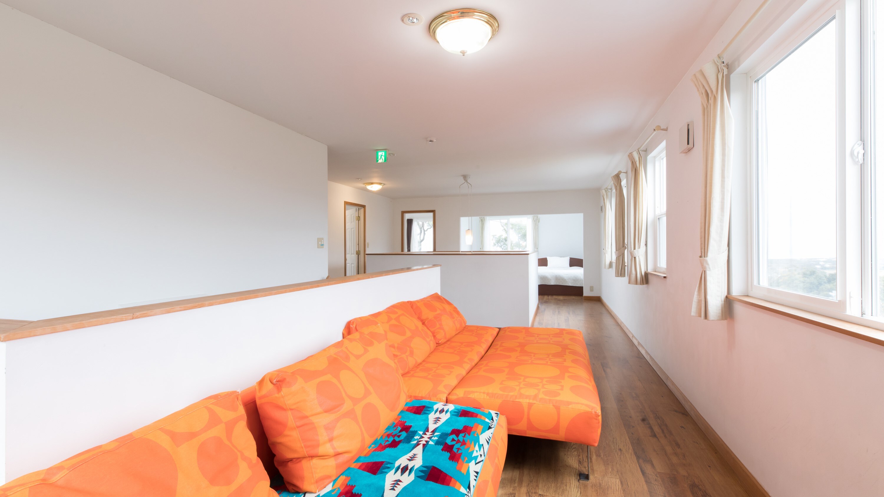 Building 1, 2nd floor, sofa