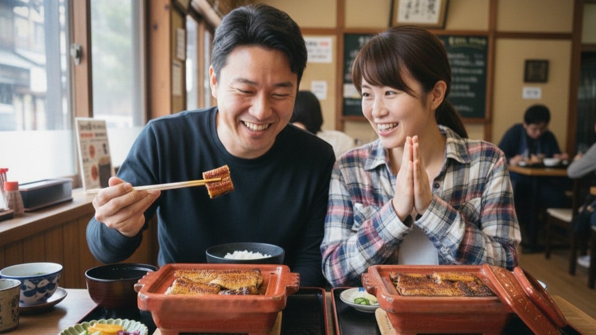 Enjoy Isahaya while eating the local specialty, Raku-yaki eel! *Image