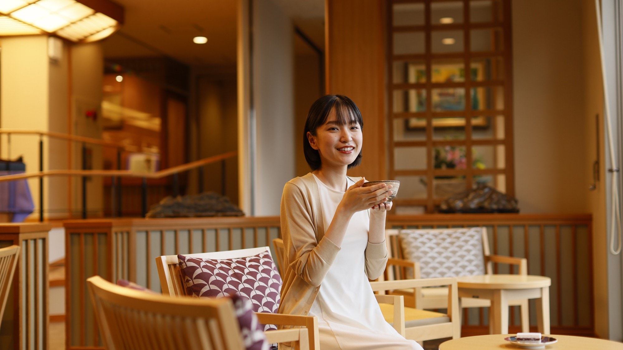 The welcome drink is named after the tea house Matsue.