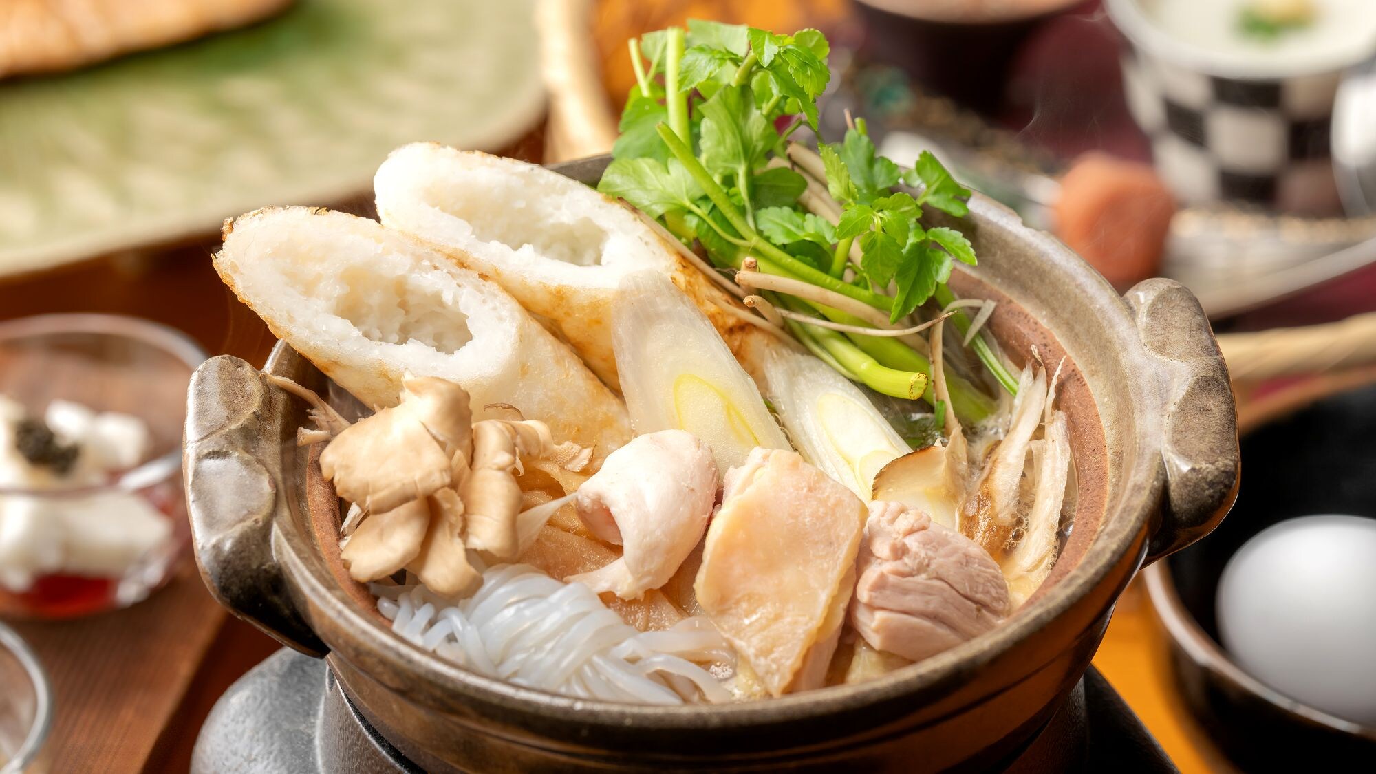 ■Breakfast image | Akita specialty "Kiritanpo nabe"