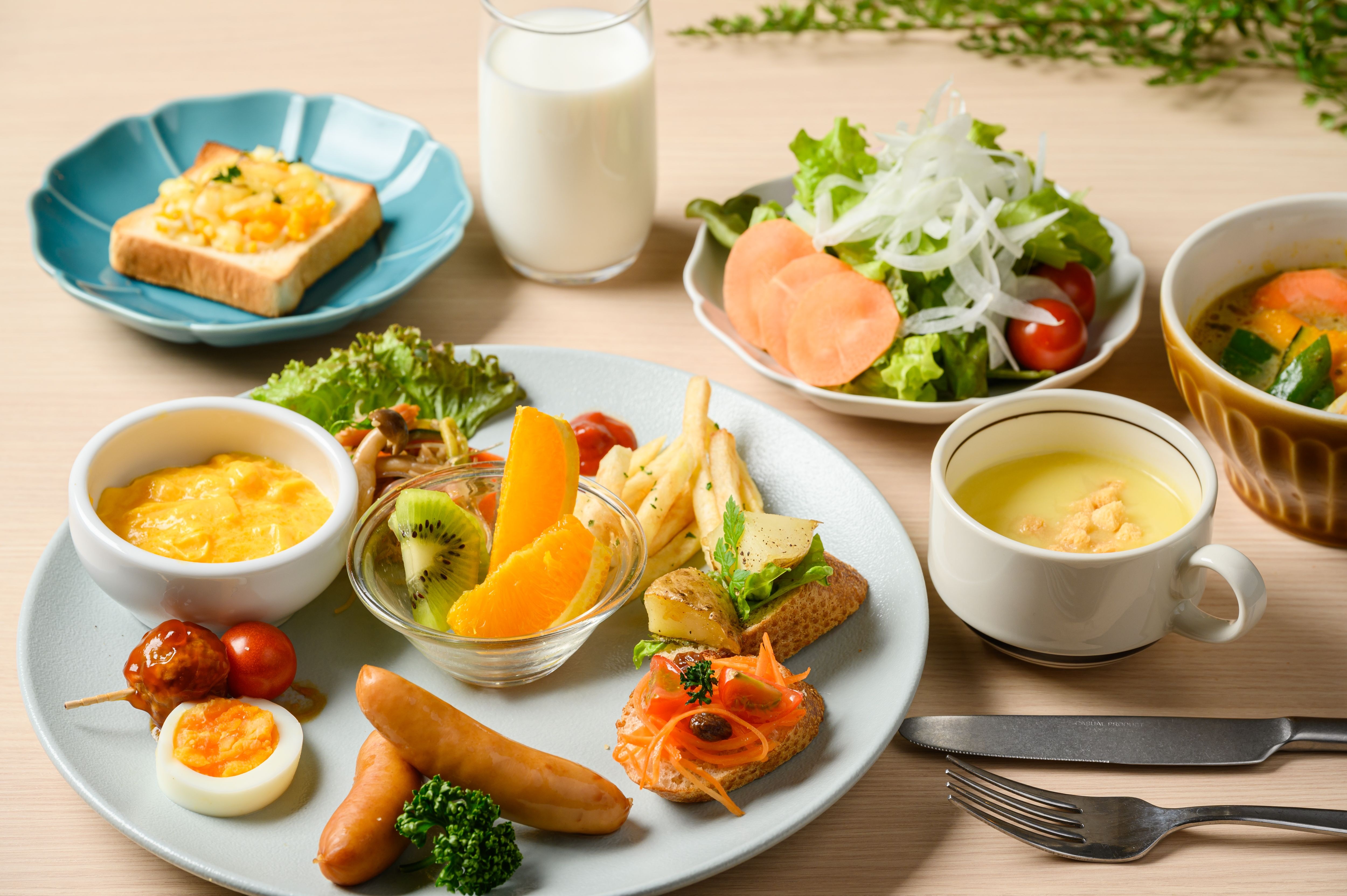 "Western food presentation image"