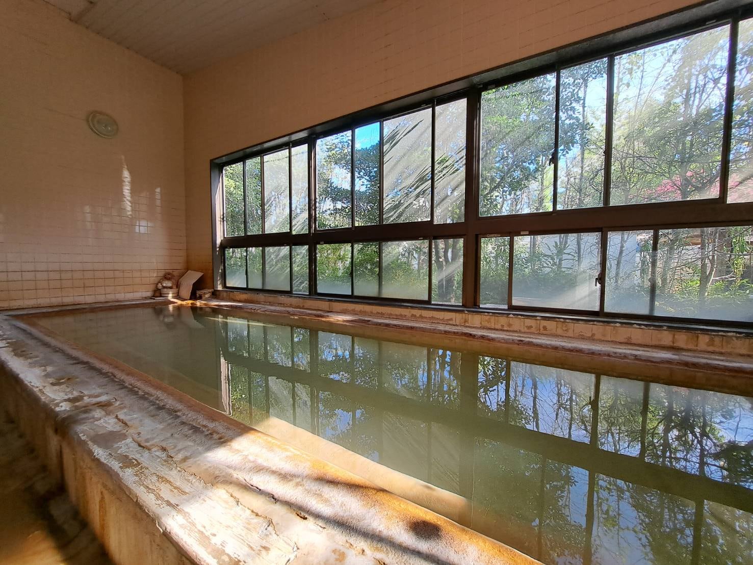 Natural hot spring water straight from the source