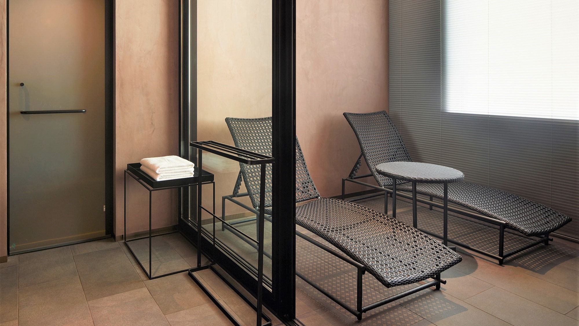 Premium twin room with sauna [outdoor bathing space]