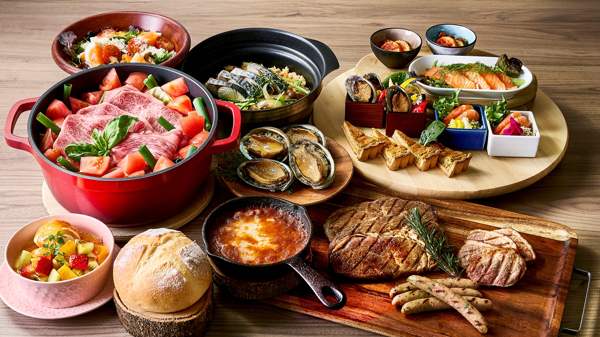[BBQ/Premium] [Spring/Summer 2025] Japanese Black Beef Tomato Sukiyaki Hotpot Course