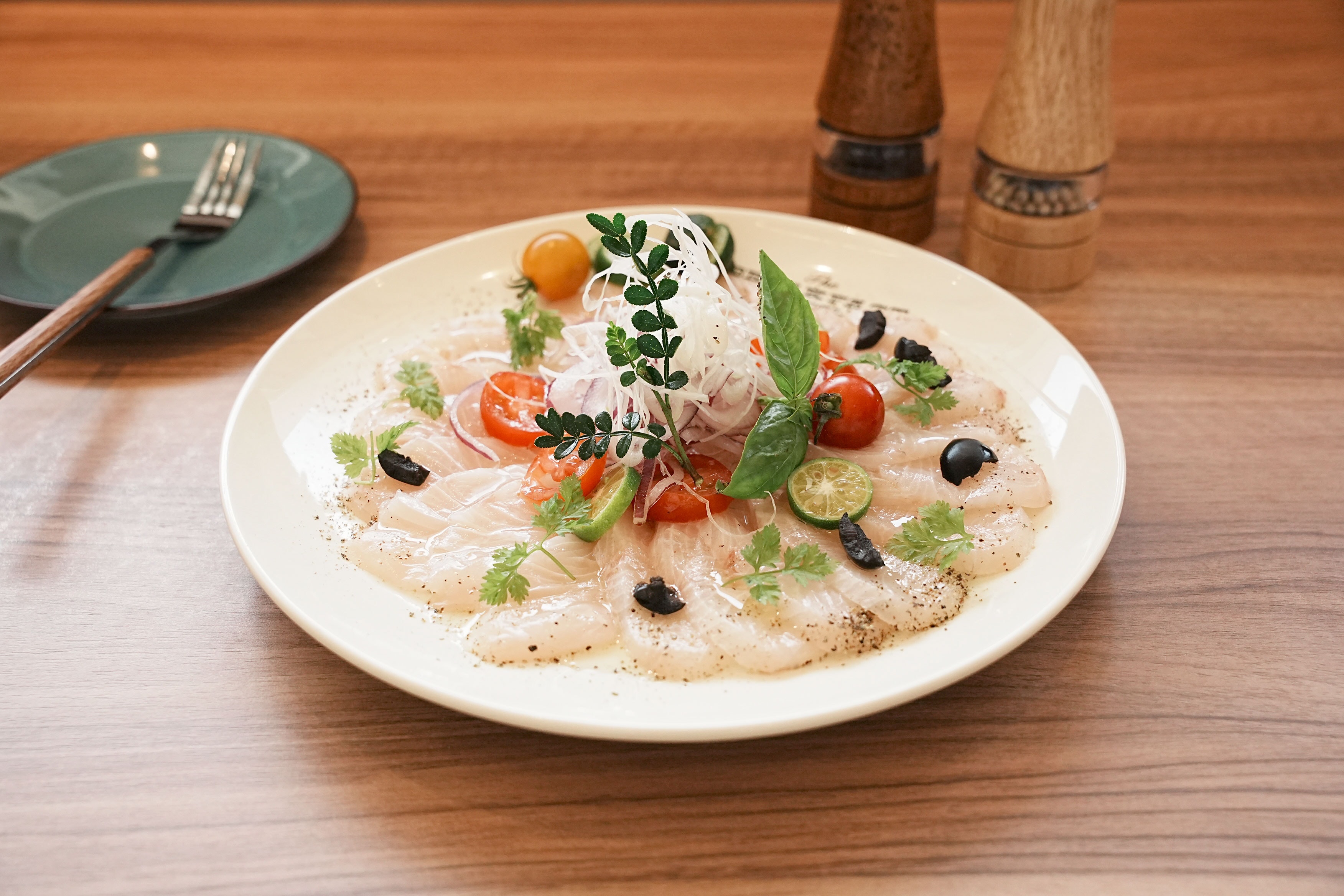 Coastal fish carpaccio
