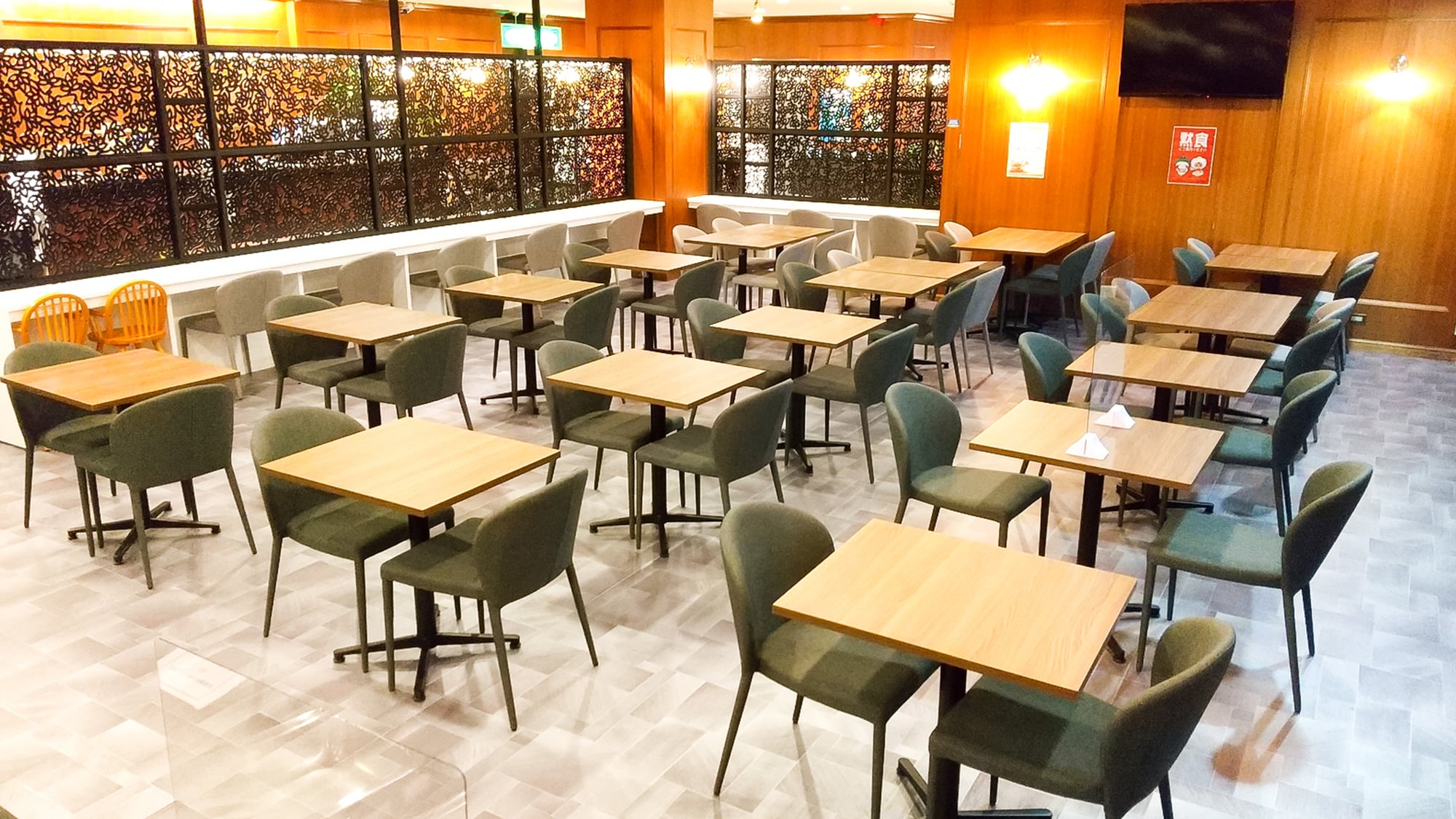 Breakfast venue on the 3rd floor