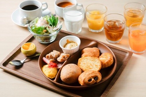 Bread morning set plate