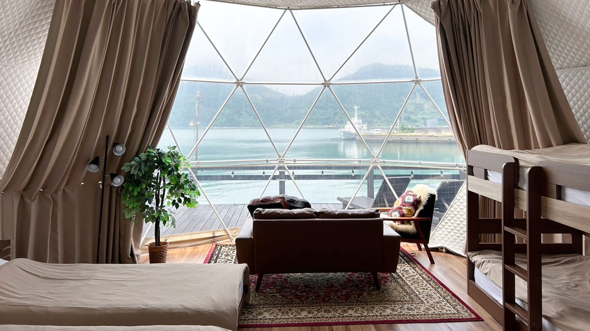 ・【赫爾辛基圓頂帳篷】斯堪的納維亞風格的休閒空間