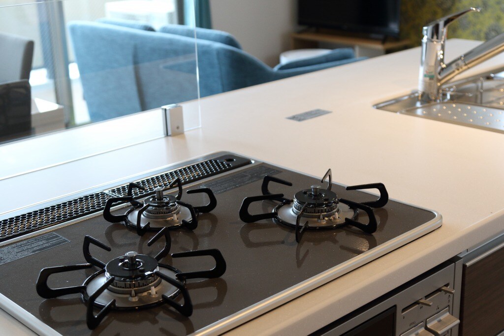 All rooms have open kitchens