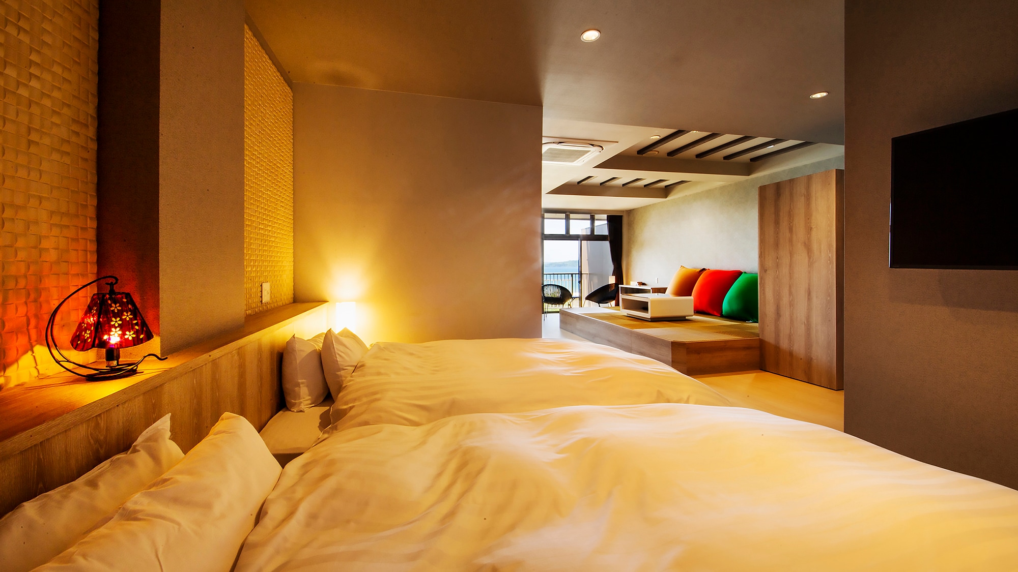 ■Rooms with open-air baths・Modern Japanese-Western ICHIRIN rooms【Namioto "Nani"】■NEW OPENING in March 2022
