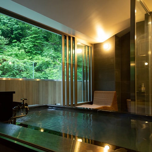 [山茶花] 帶露天浴池的日式和西式