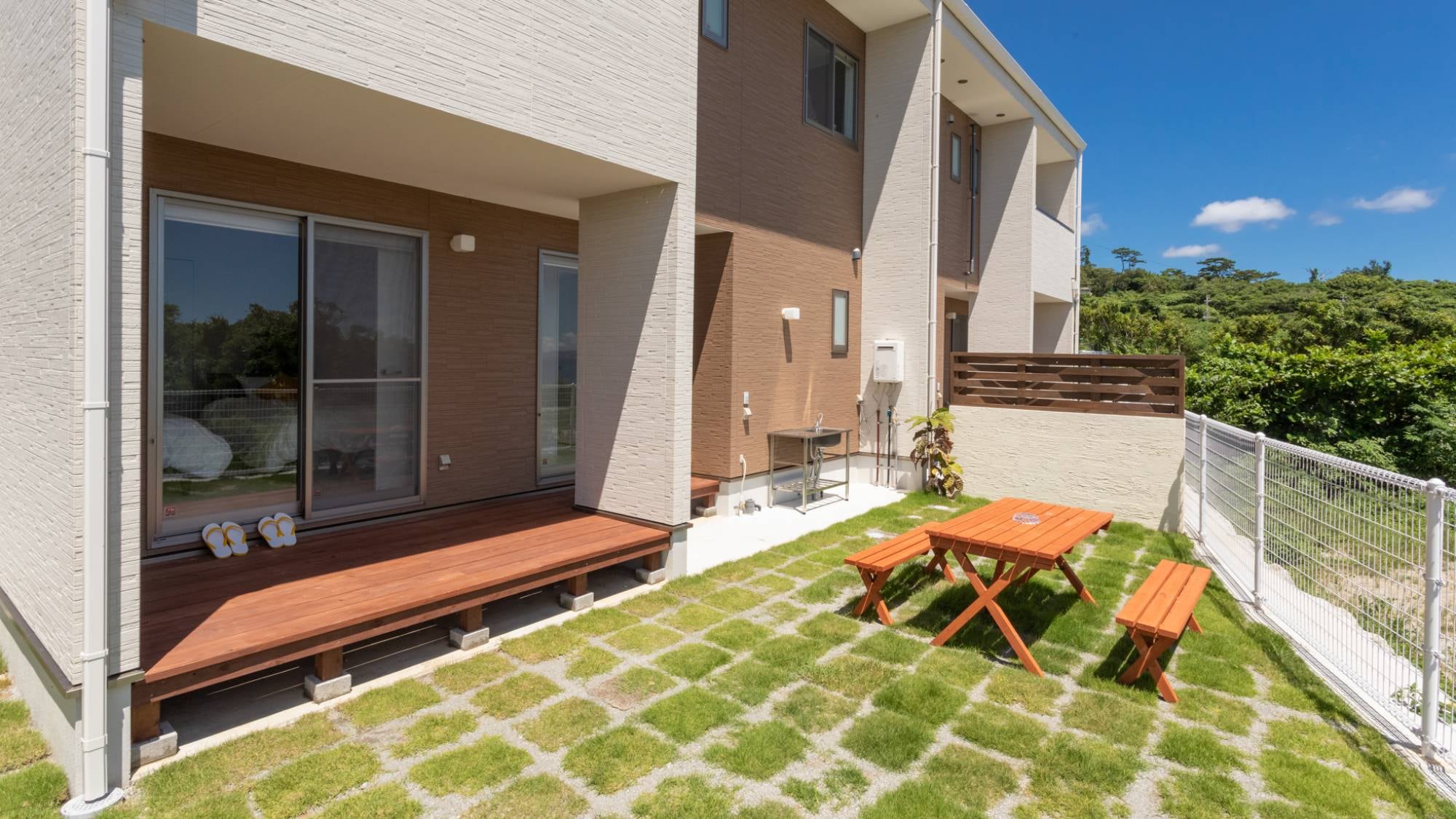 There is also a garden where you can have a BBQ.