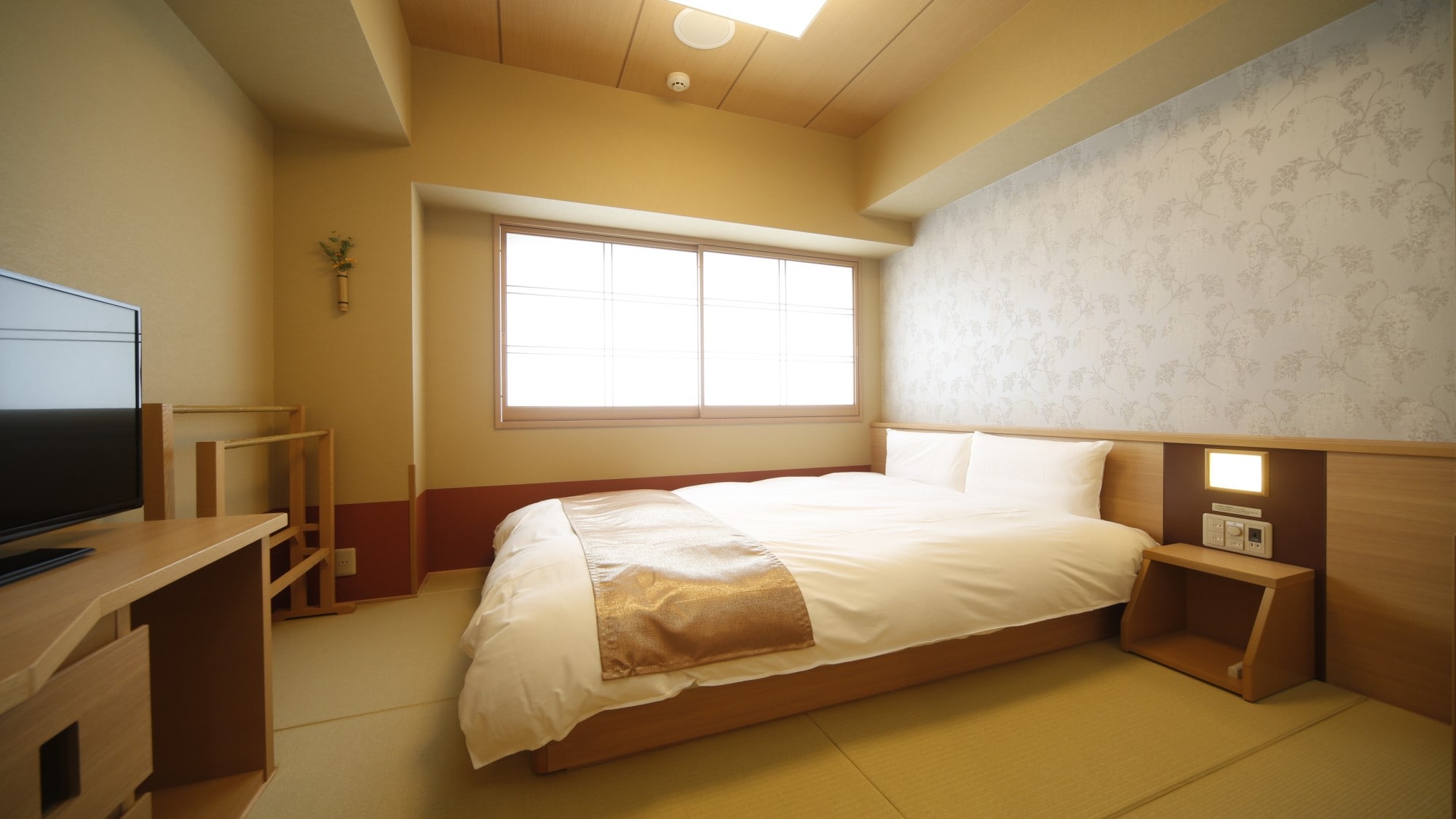 Double room [No smoking] (140 & times; 195 cm) Approximately 15 square meters ◆ Serta bed equipped ◆