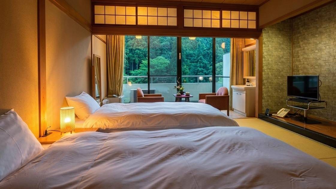 203号房：日式双床房