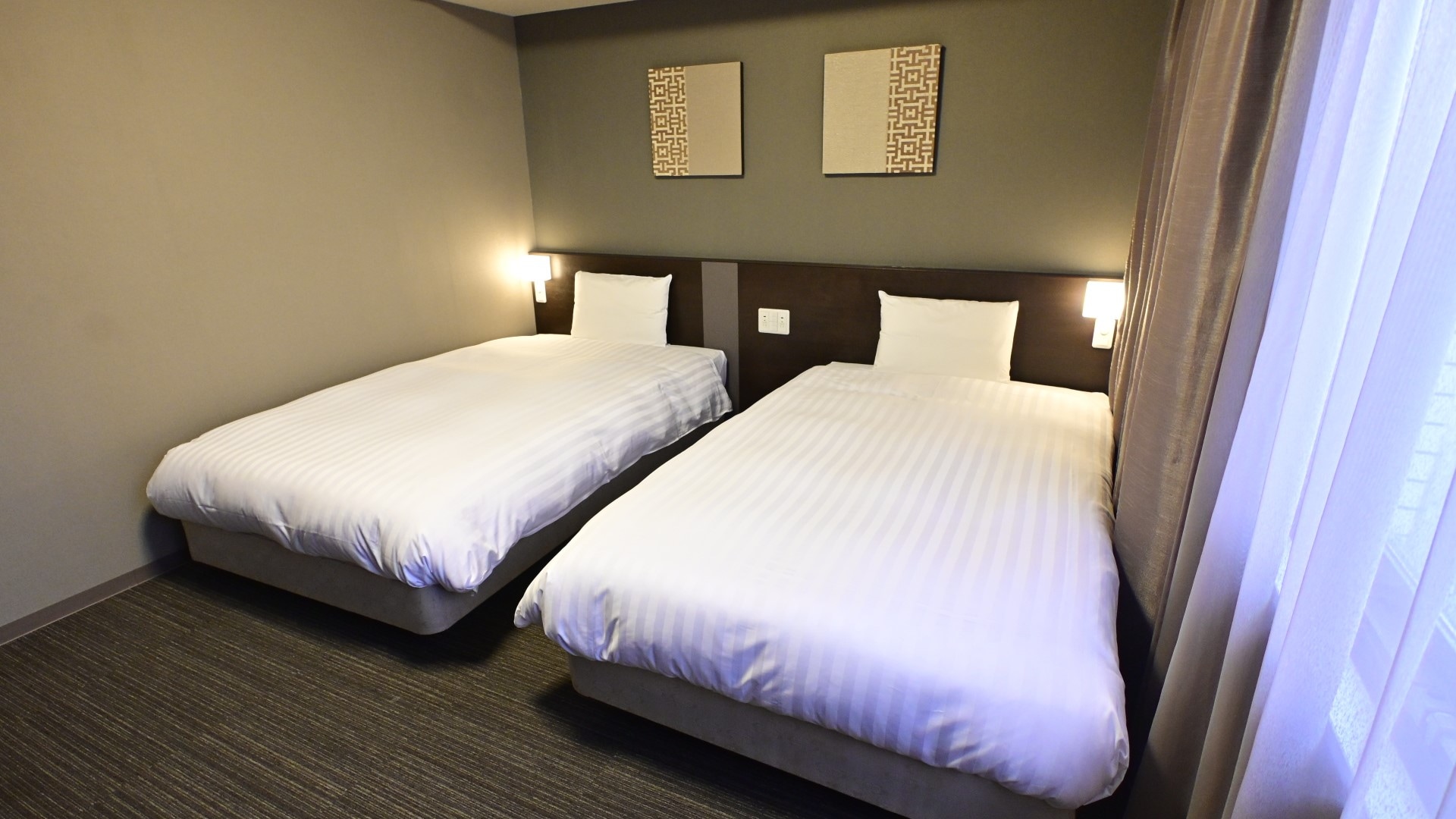 ◆Kamar Twin Lantai Klub 21,5 m² (2 tempat tidur, lebar 120cm x 205cm)◆