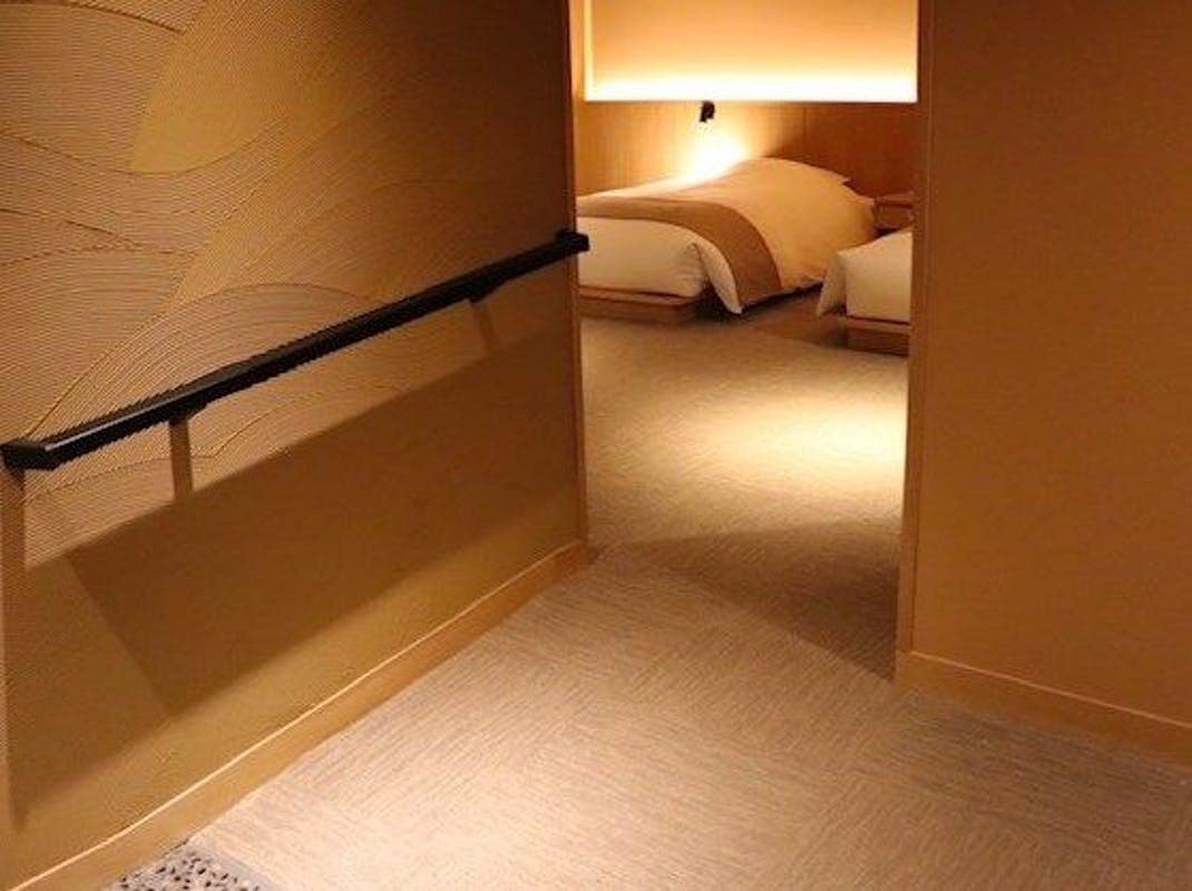 DX twin with hot spring (60 square meters / universal design)