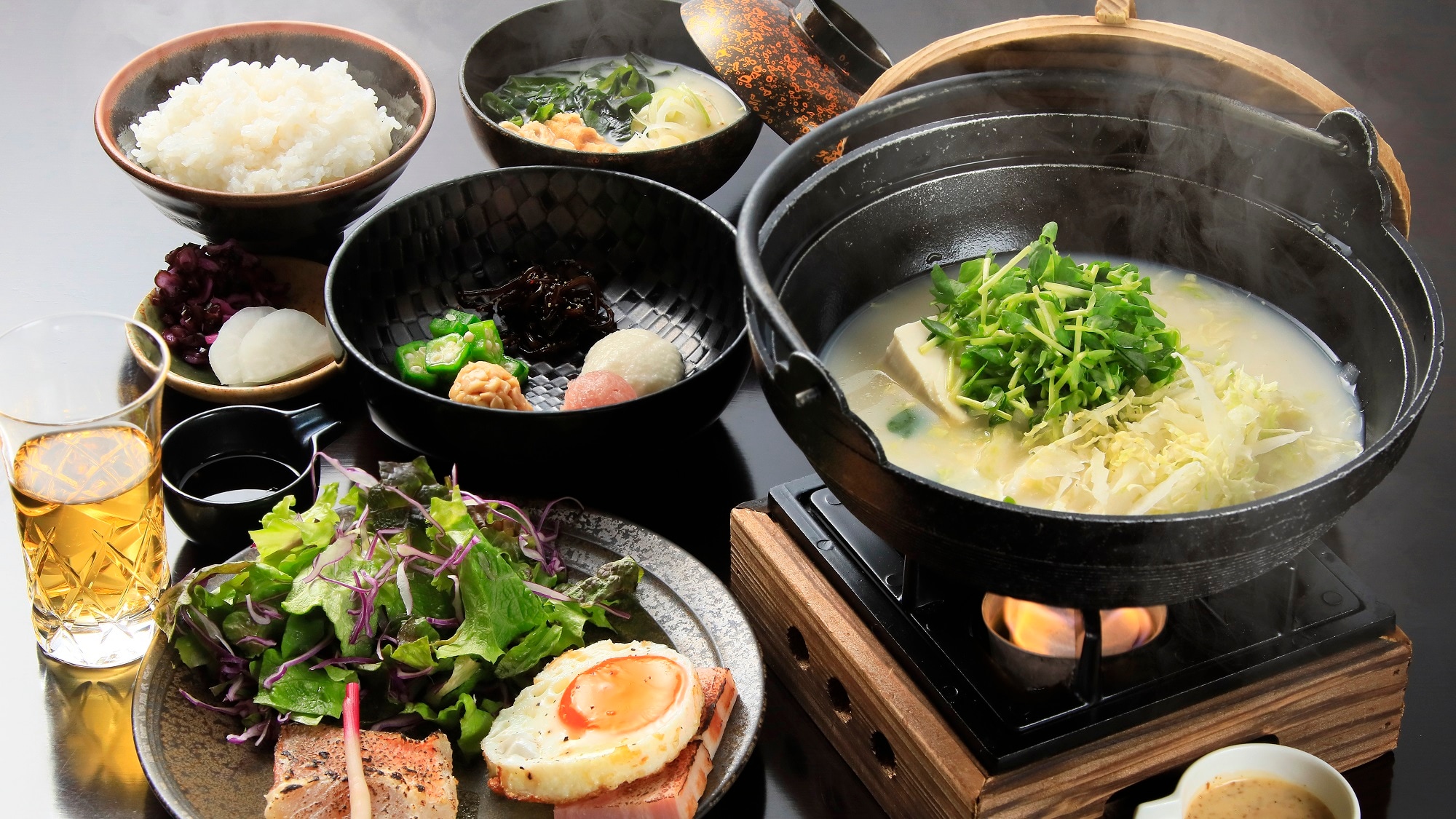 [Breakfast] A rich and healthy elegant breakfast