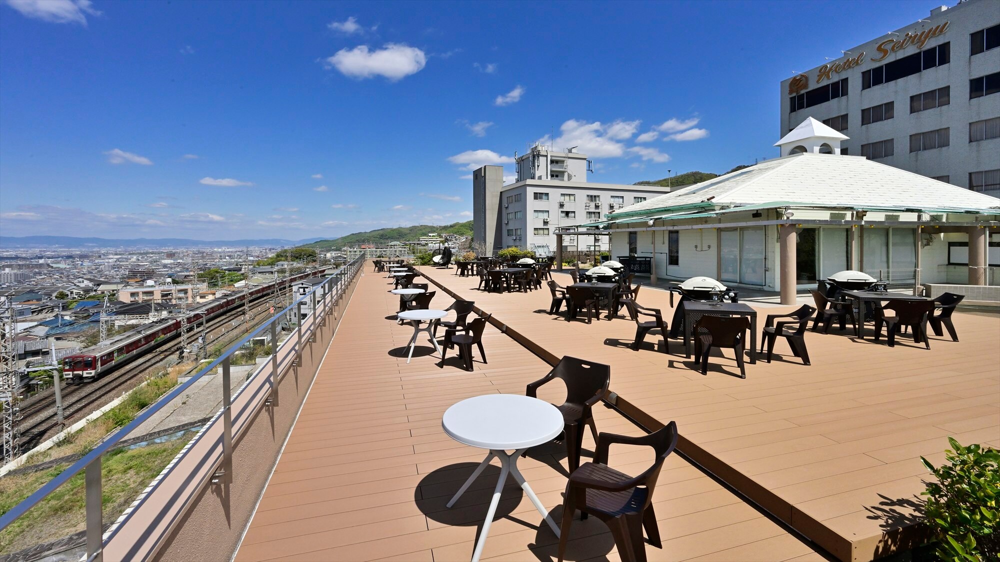 东大阪天空露台☆可一览电车和街景的特别座位◆