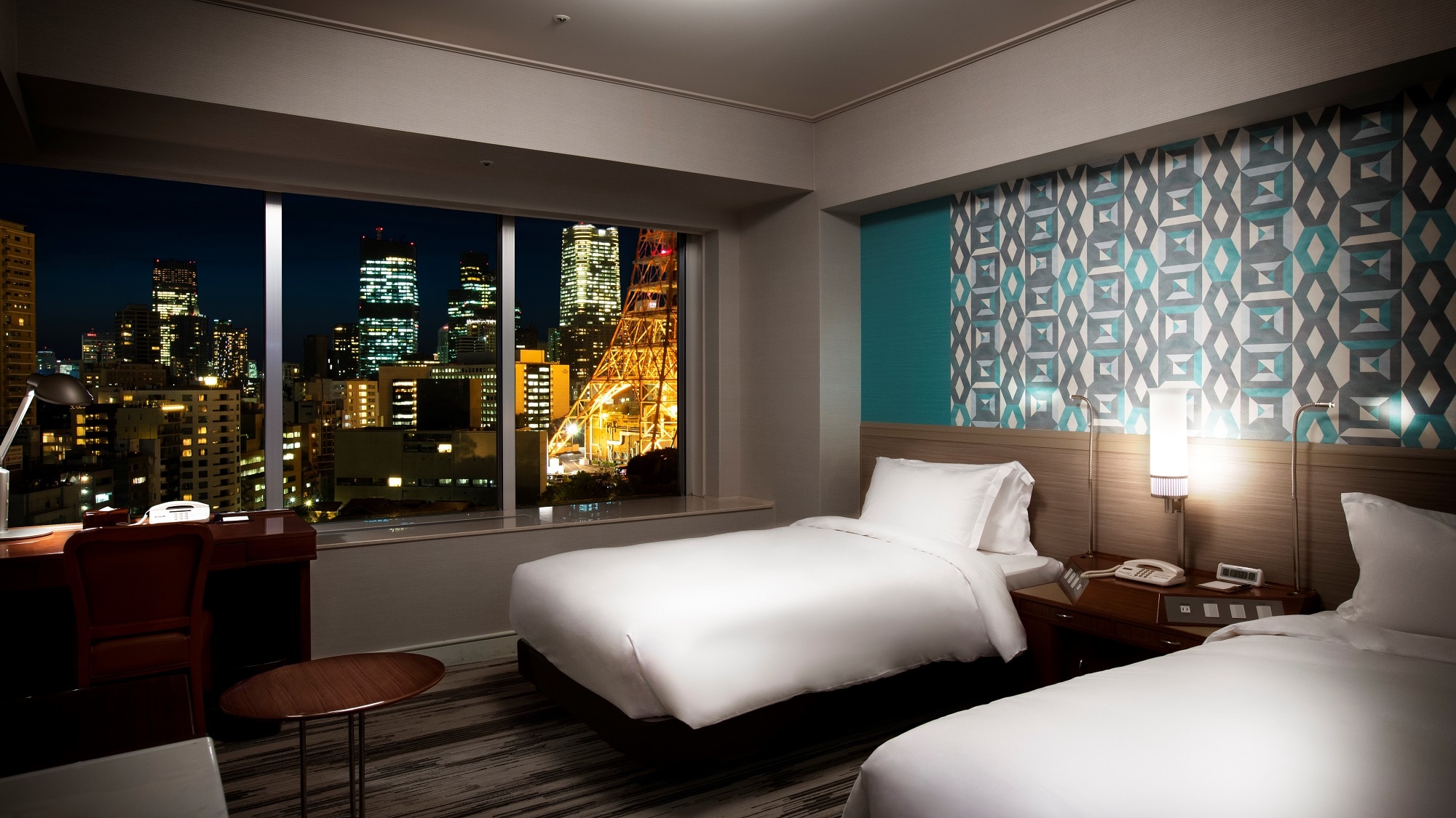 Park Twin Room (3-18 floors, 28 square meters) Tokyo Tower side