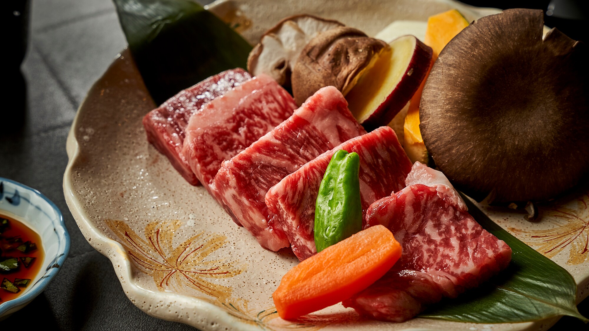 Joshu beef steak that melts in your mouth. Please use the steak plan.
