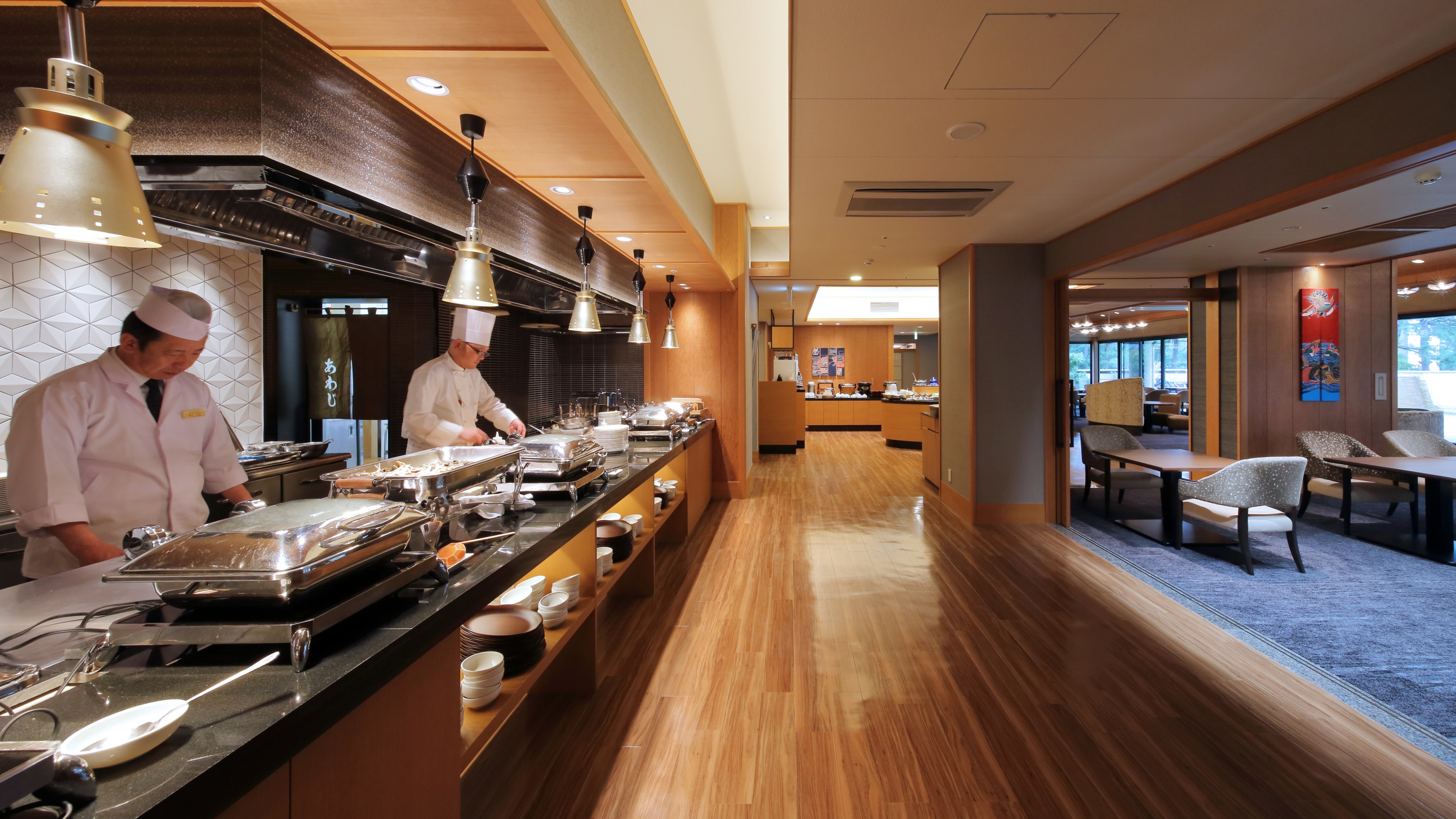 "Chef Live Dining MAIWAI" breakfast buffet