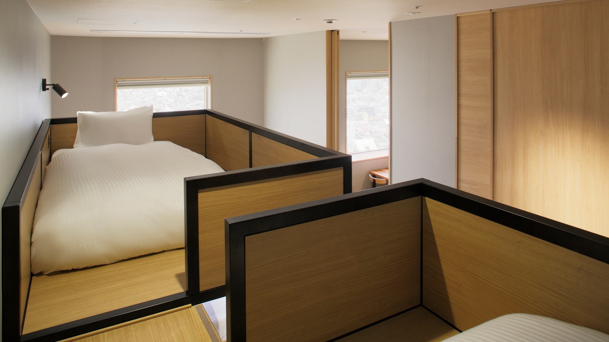 ◆Aoi Bank Bedroom｜A bunk bed that will excite both adults and children.