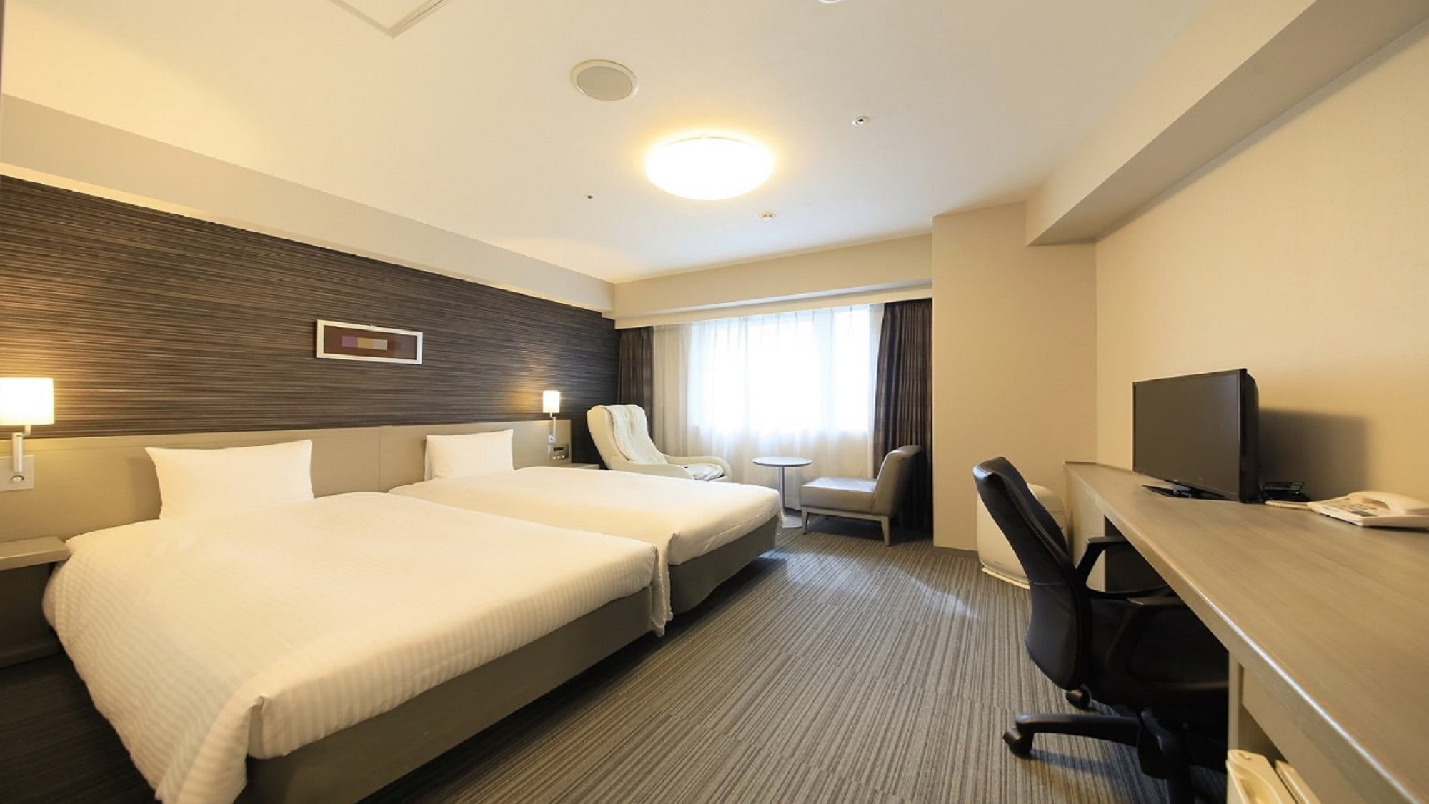 [Hollywood Twin Room] 27㎡ / 110cm wide 2 beds